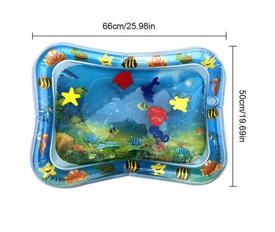 เบาะเป่าลม สำหรับลูกน้อย ลายโลกใต้ทะเล Inflatable Water Mat For Babies