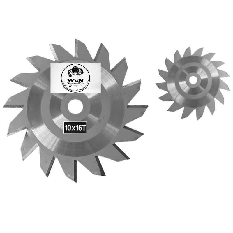 ใบมีดตัดหญ้า ตัดไม้ วงเดือนขนาด 10 นิ้ว ลับคมได้