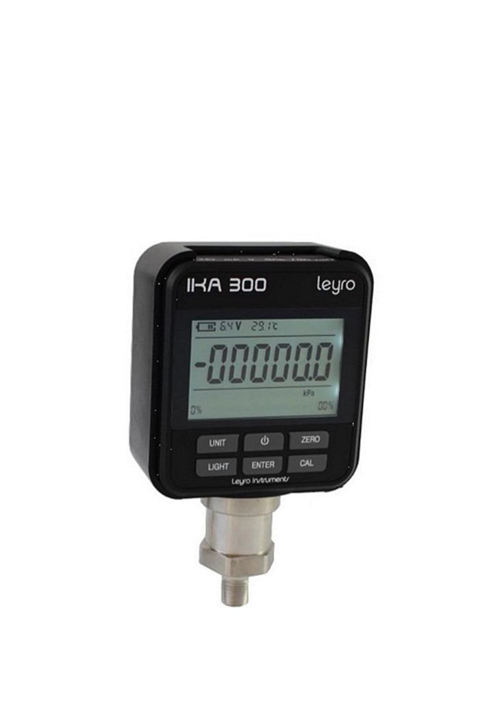 Leyro IKA300-A-DP เทียบเครื่องวัความดันโลหิต ย่านความดัน -1.0 ถึง 1.0 bar (-750.062 ถึง 750.062 mmHg)