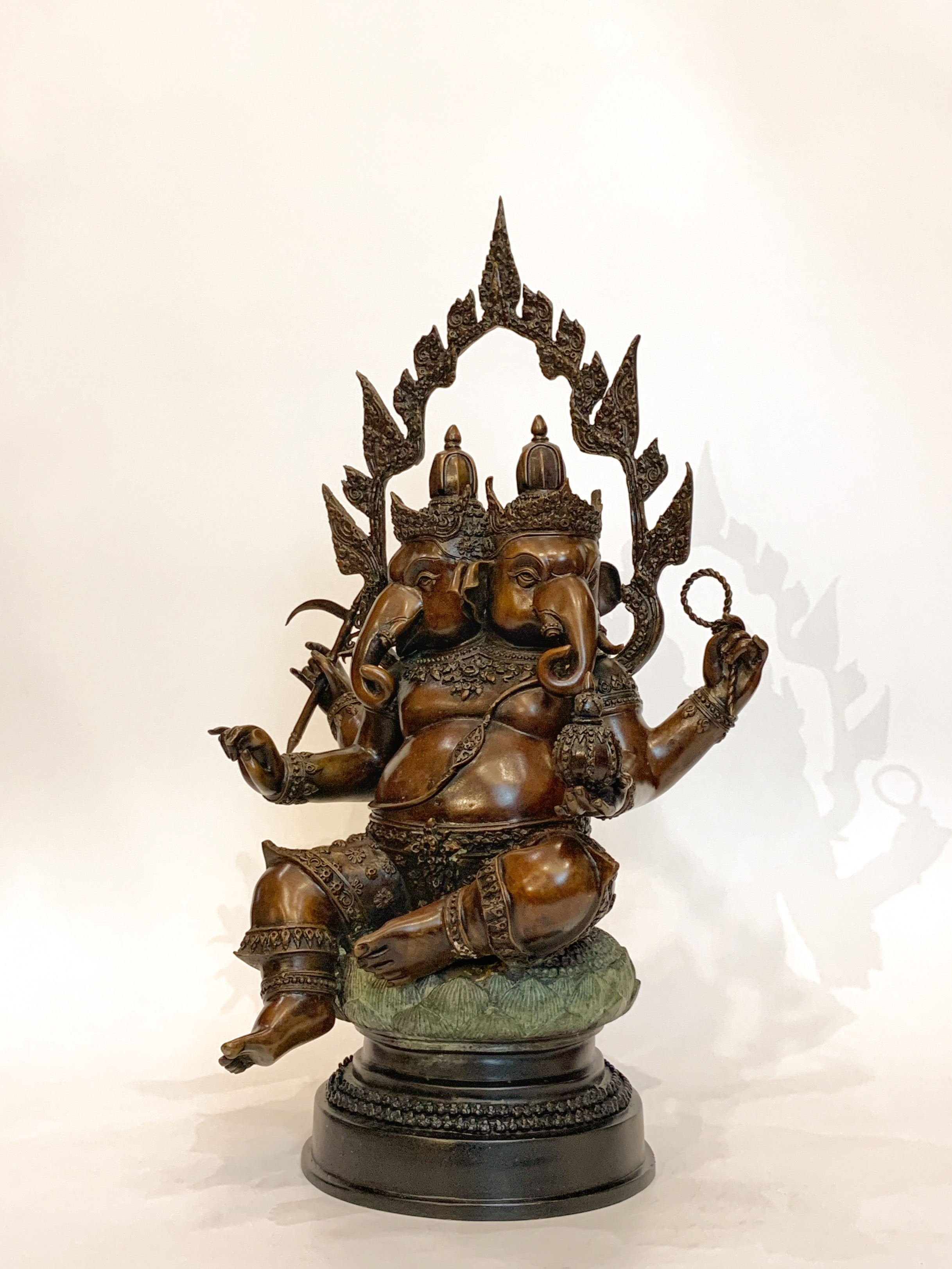 พระพิฆเนศ ปางทวิมุข หน้าตัก 9 นิ้ว