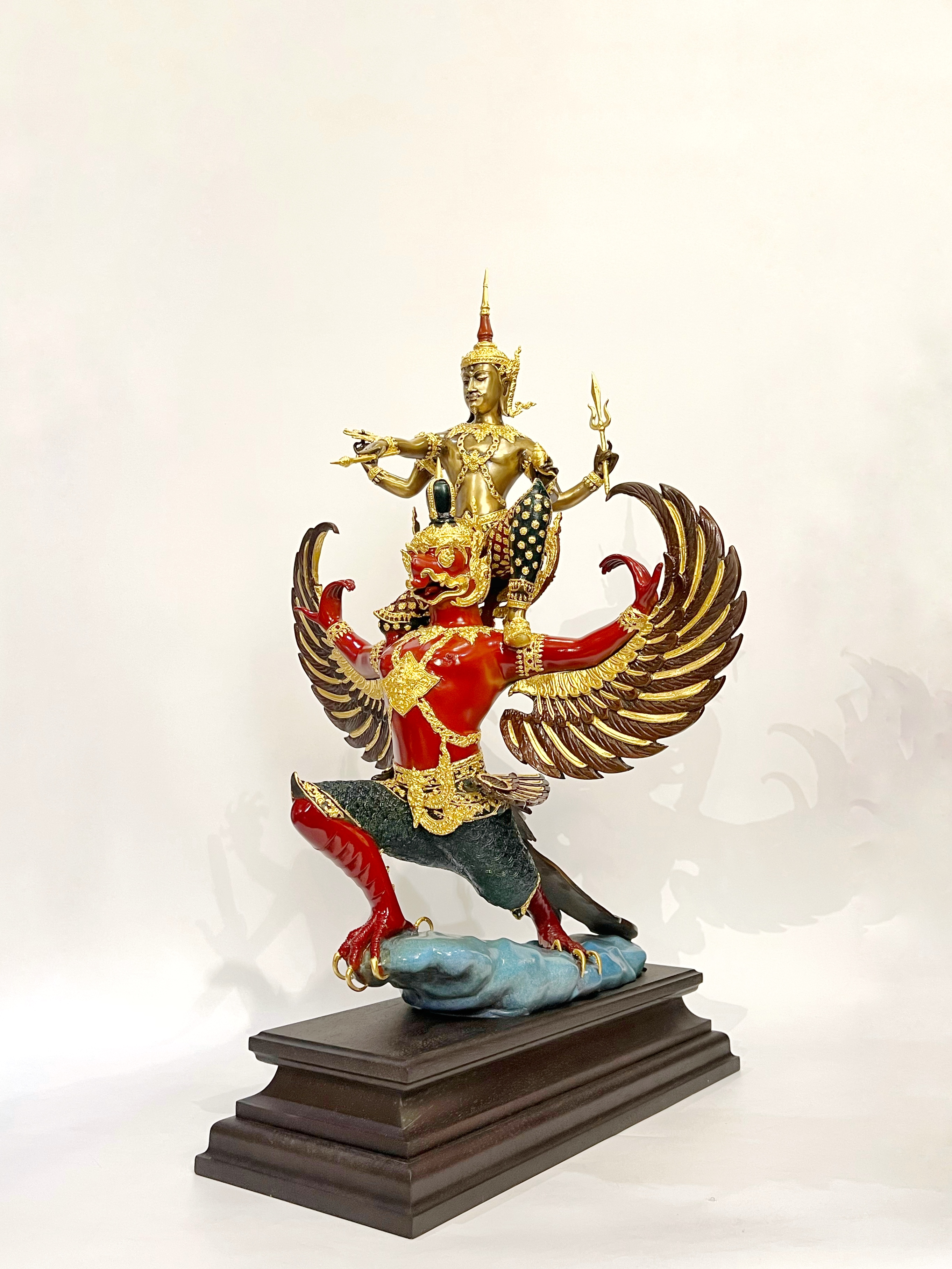 พระนารายณ์ทรงครุฑ หน้าตัก 9 นิ้ว