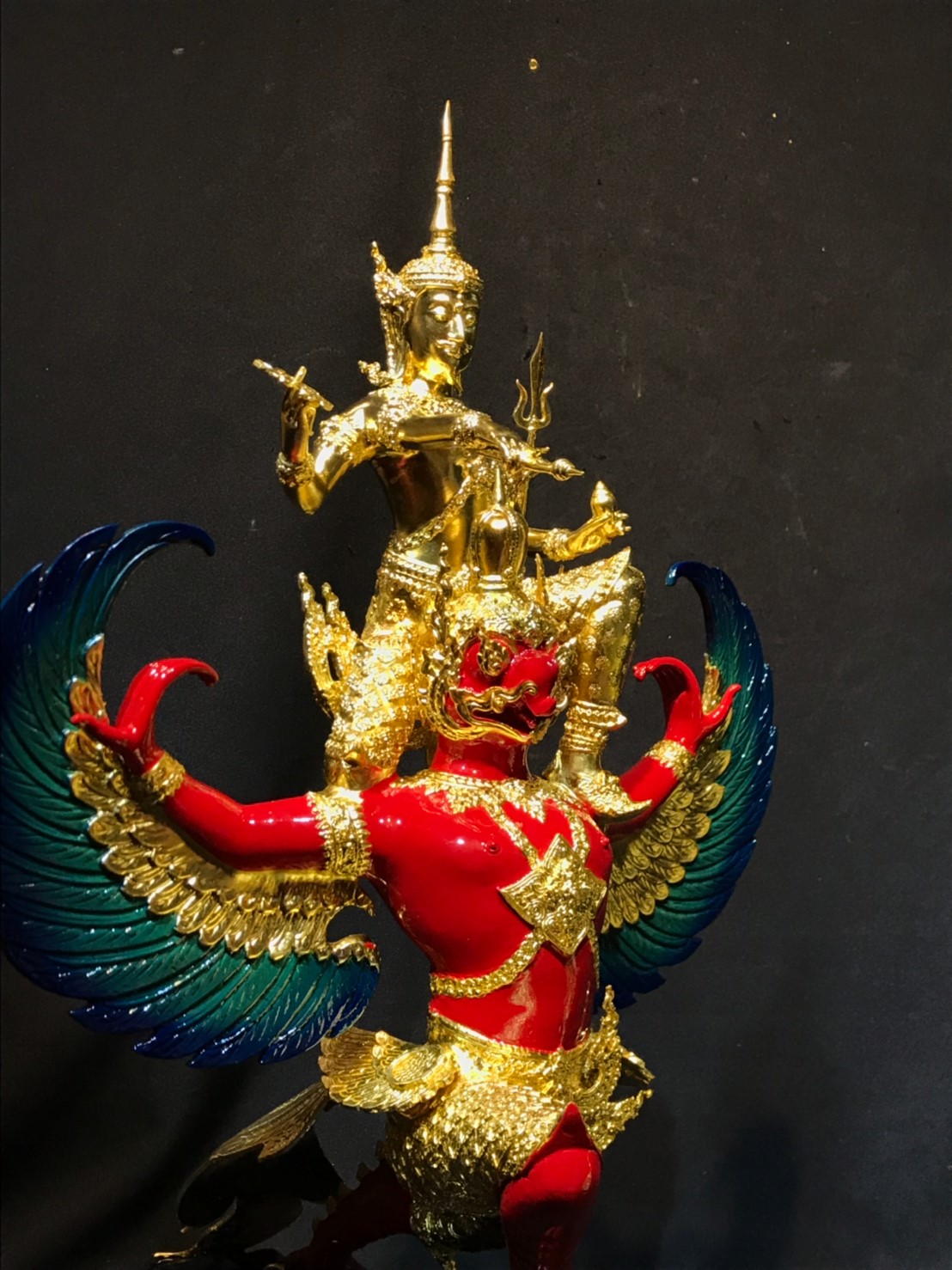 พระนารายณ์ทรงครุฑ หน้าตัก 9 นิ้ว