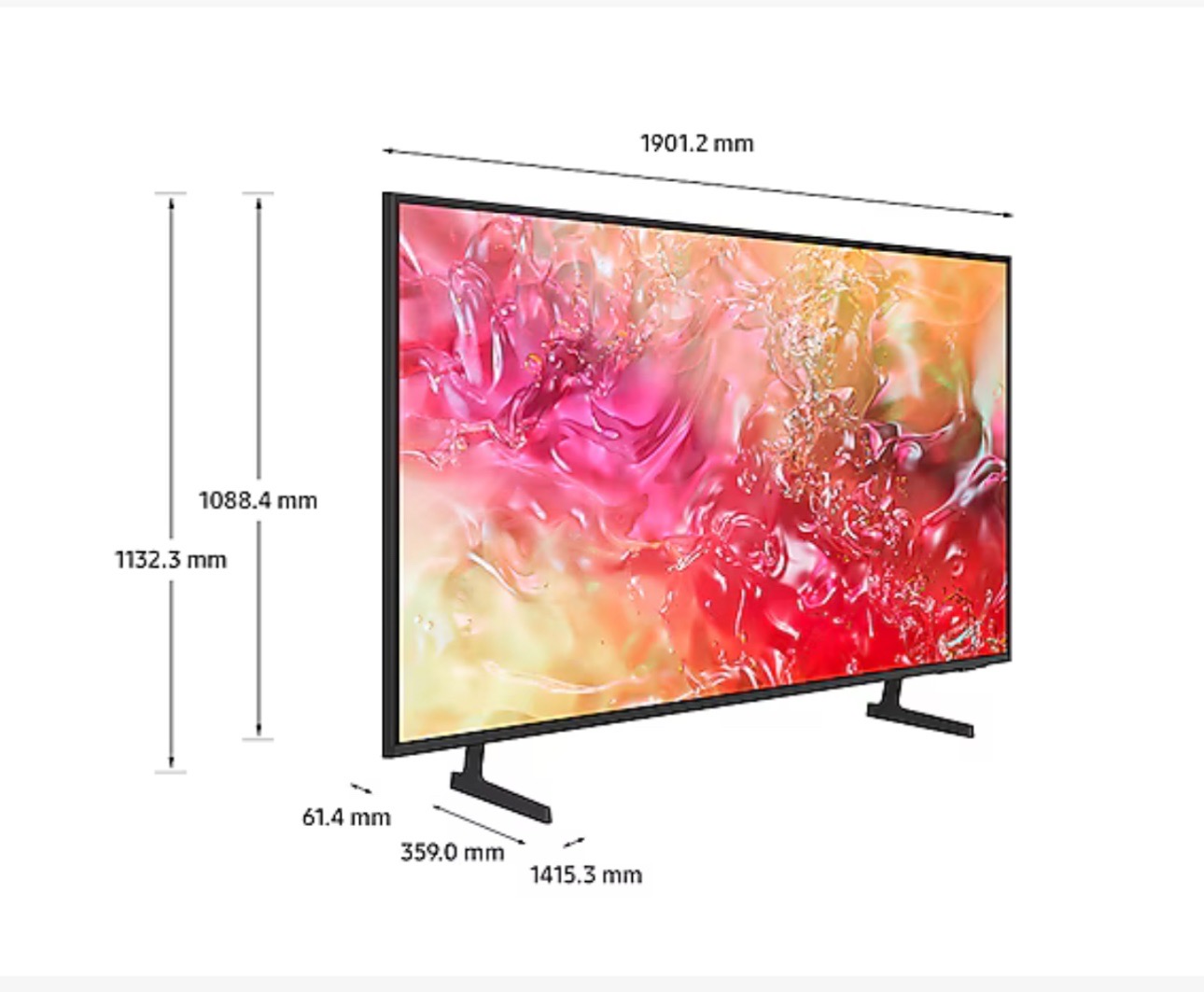 UA85DU7000KXXT SAMSUNG 85 นิ้ว Crystal UHD DU7000 4K Tizen OS Smart TV0964746498