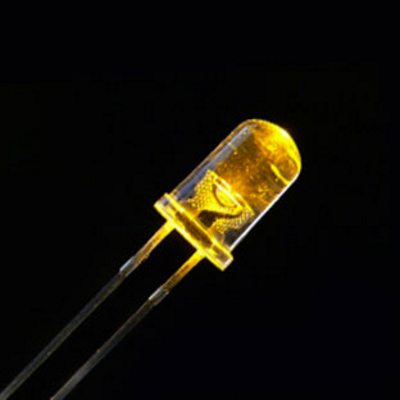 หลอด LED Super Bright 5 มม. (สีเหลือง)