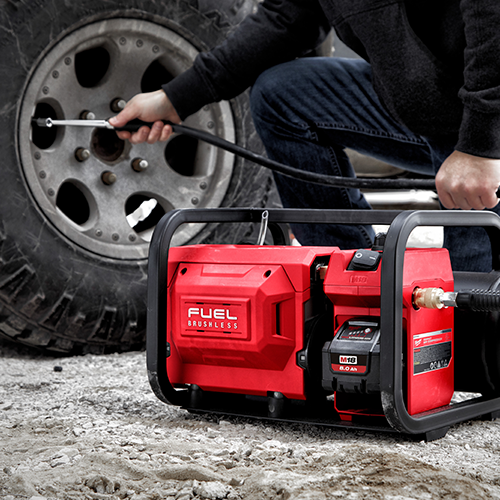 MILWAUKEE รุ่น M18 FAC-0 ปั๊มลมไร้สาย แรงดัน 18 โวลท์ (เครื่องเปล่า)