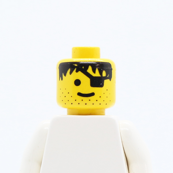 Male Eyepatch, Stubble, Black Hair Pattern