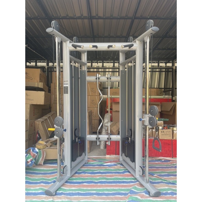 ฝีกกล้ามเนื้อบริเวณแขนและลำตัวและหลายส่วนของร่างกาย Cabel Crossover(Functional Trainer TZ-6090)