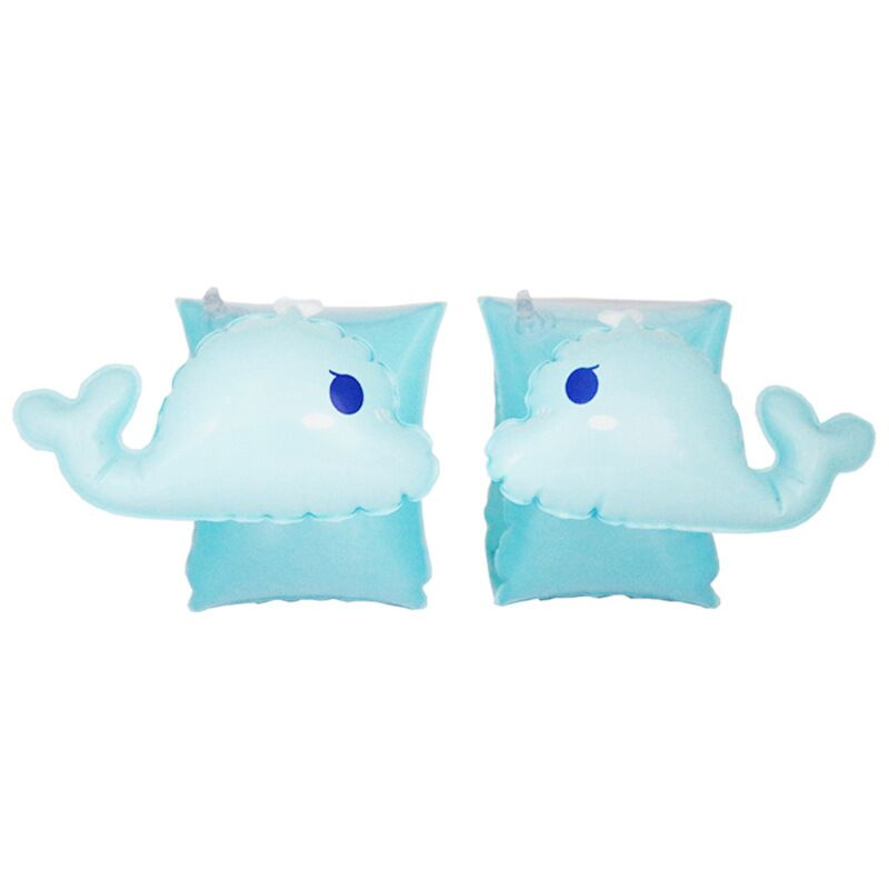ปลอกแขนว่ายน้ำสำหรับเด็ก ลายปลาวาฬ Inflatable Whale Arm Band for kid