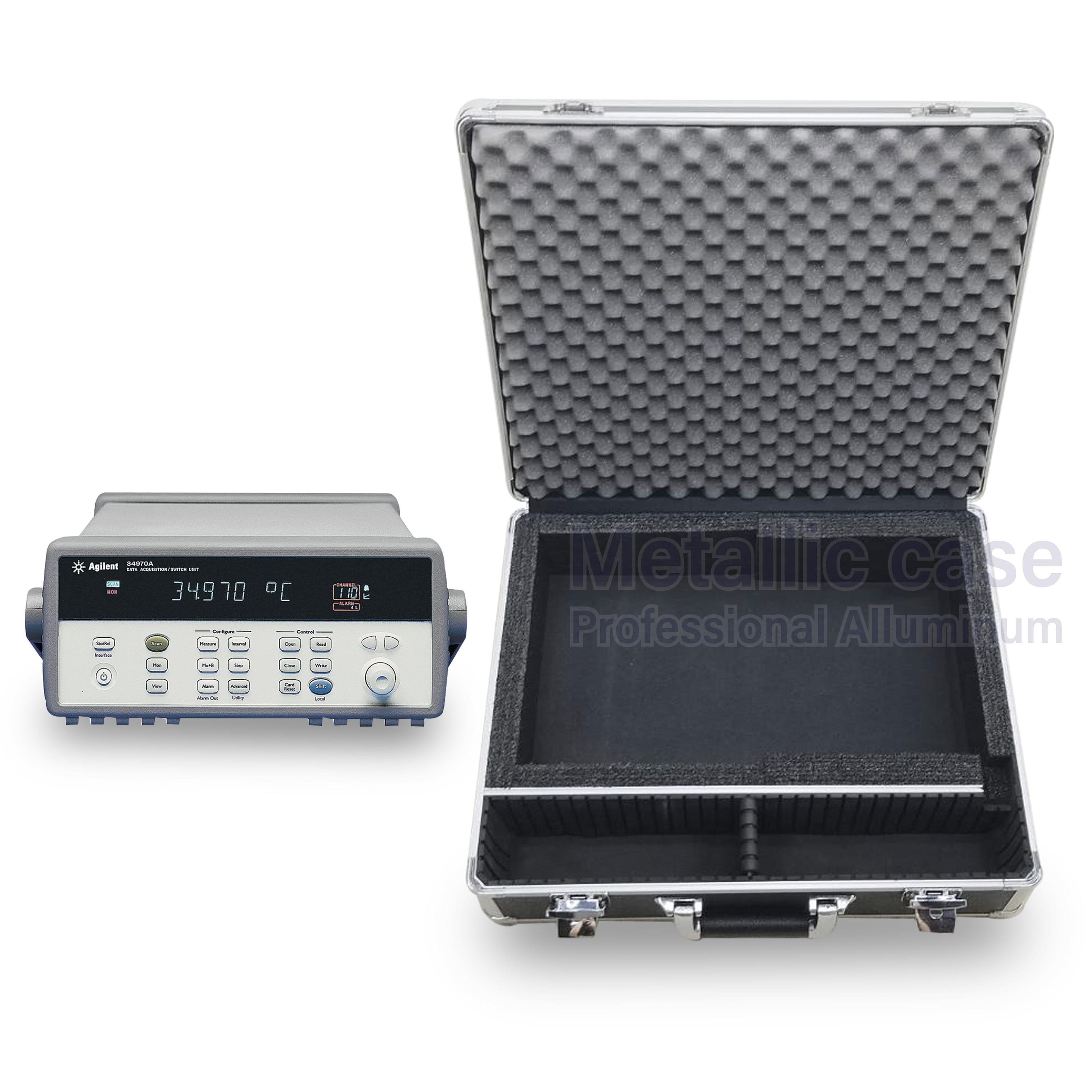 metalliccase 1368-09-4907 / Agilent 34970A (46x40x16 T1C1H1K6P2)