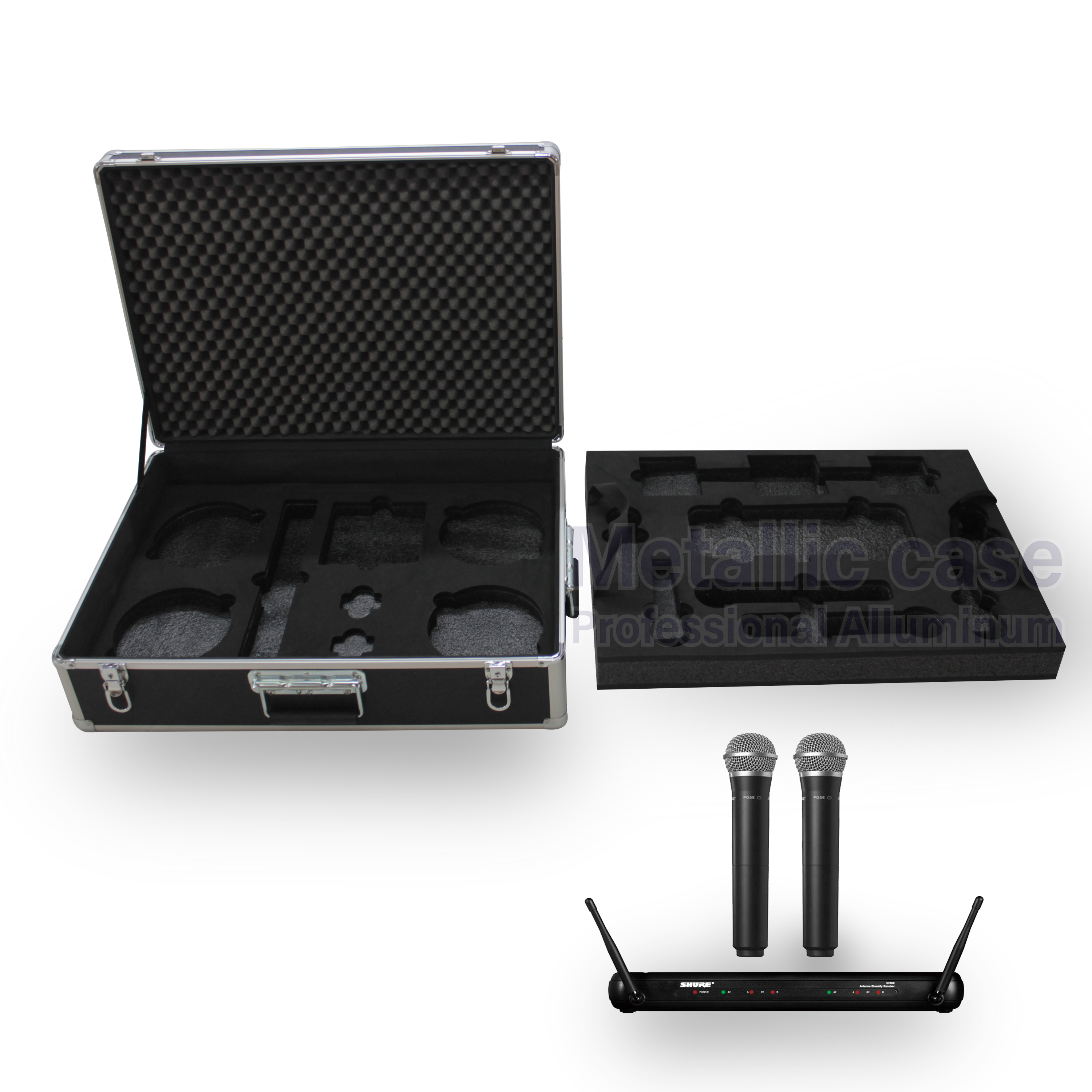metalliccase 7832-13-6301/ Wireless system shure (61.5x44.5x18.5T1C1H3K1P2)