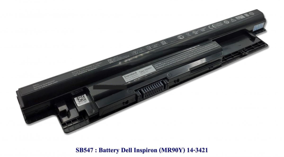 SB0547 - BatteryDell(ORG)(MR90Y)14-3421,14R-5421,14R-5437,15-3521,15R-5521,15R-5537,15-3521,15-3531Inspiron 17-3721,17-3737,17R-5721,17R-5737 Latitude 3440,3540,Vostro 2421,2521,3537,3542,14R-3421,14R-5421,3437,Impiron 14-7000,15-3000,3543,15-3