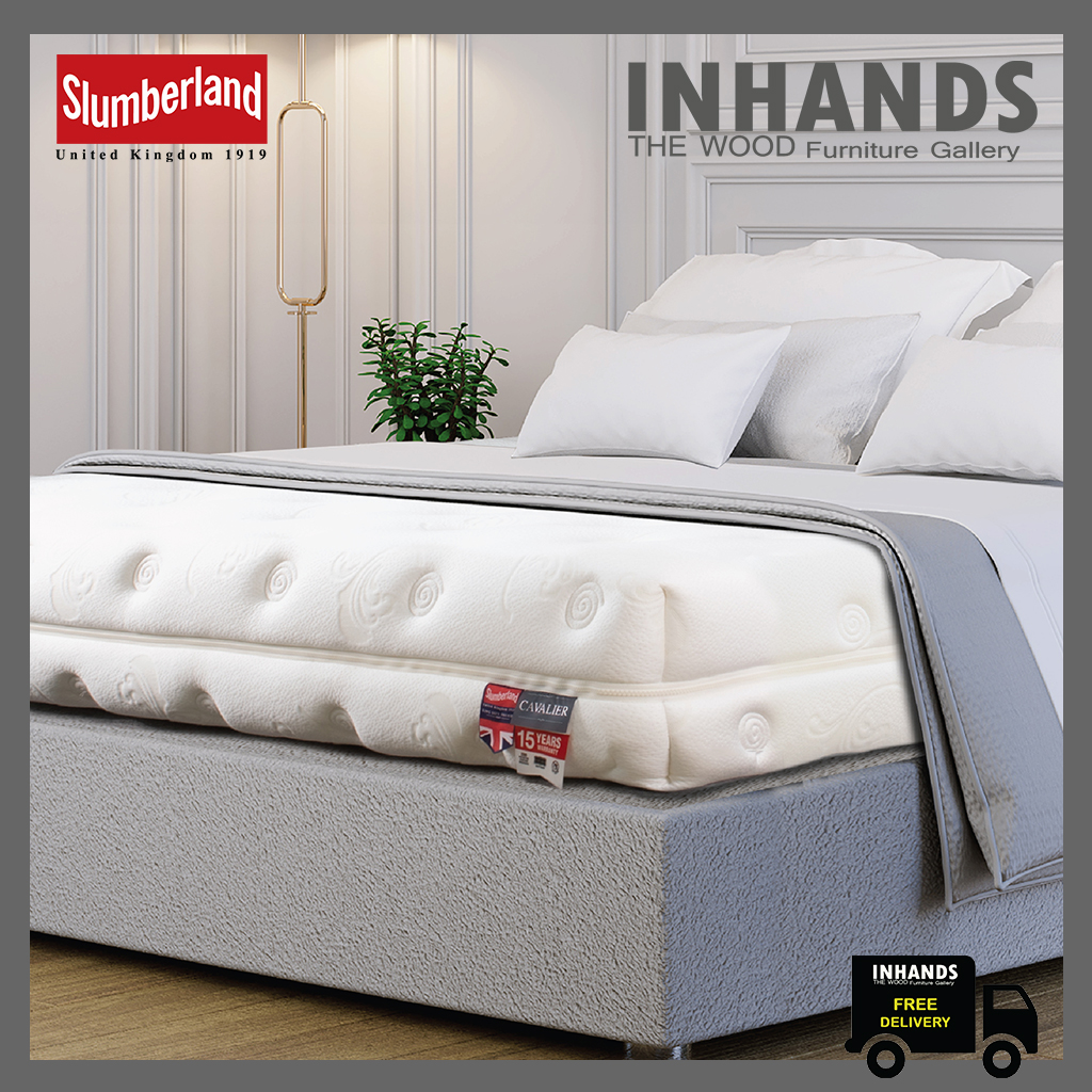 ที่นอน Slumberland รุ่น Cavarier แถมฟรีหมอนหนุนสลัมเบอร์แลนด์ Pocketed Spring 1500