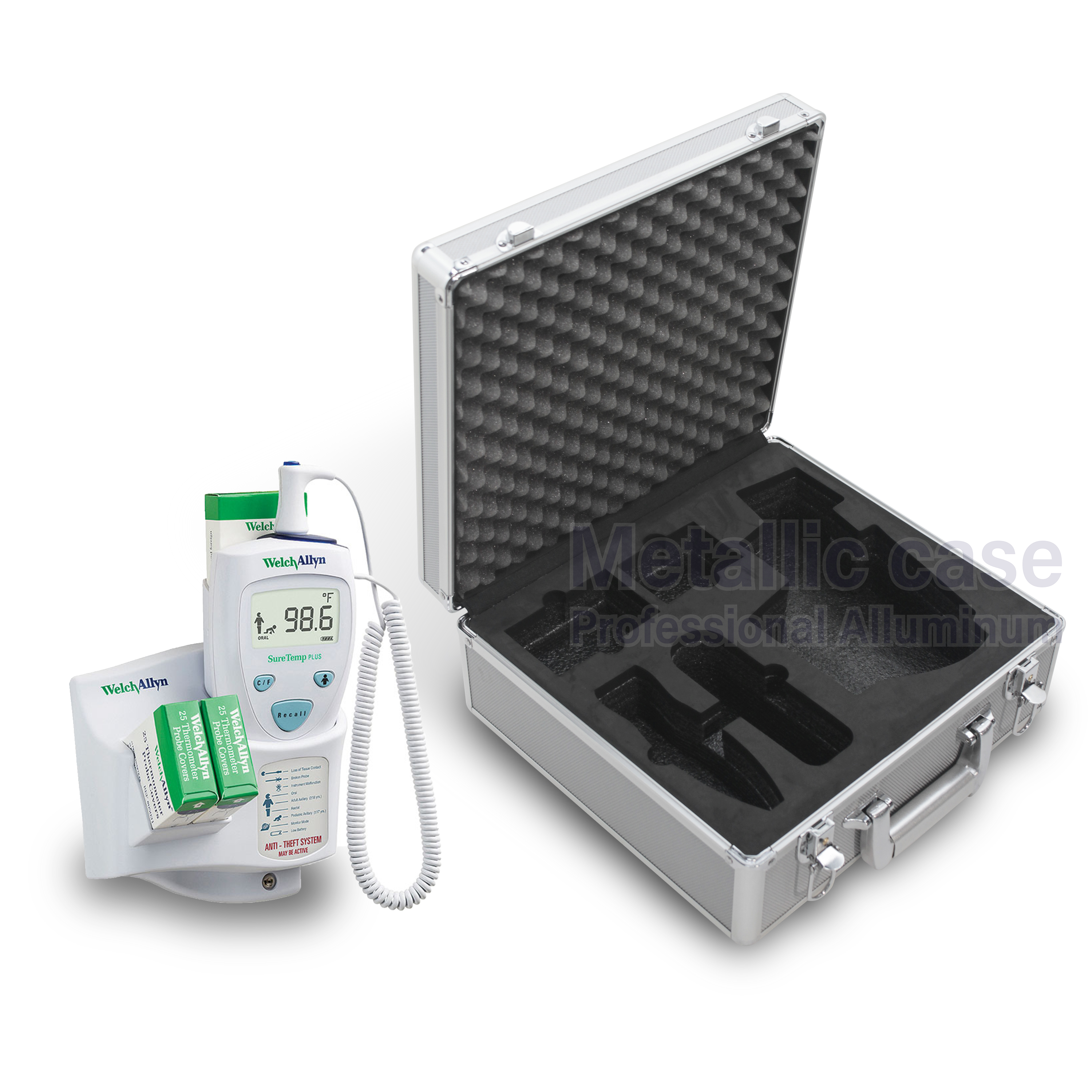 metalliccase8282-09-6407/ Sure Temp Welch Allyn (34.3x31.3x14 T1C4H1K1)