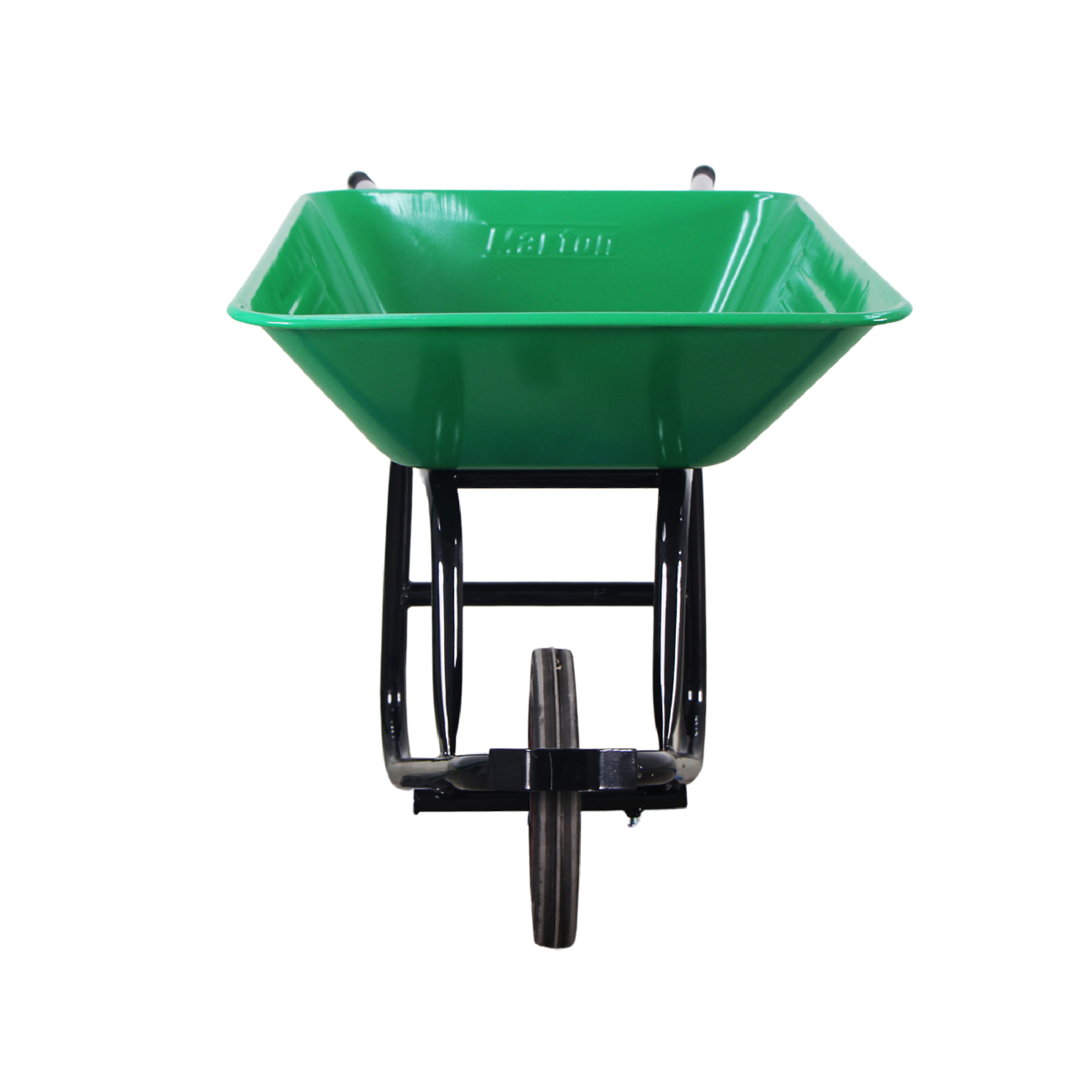 Marton รถเข็นปูนโครงเชื่อมกระบะเสียบล้อเดี่ยวแม็กซ์ (สีเขียว)