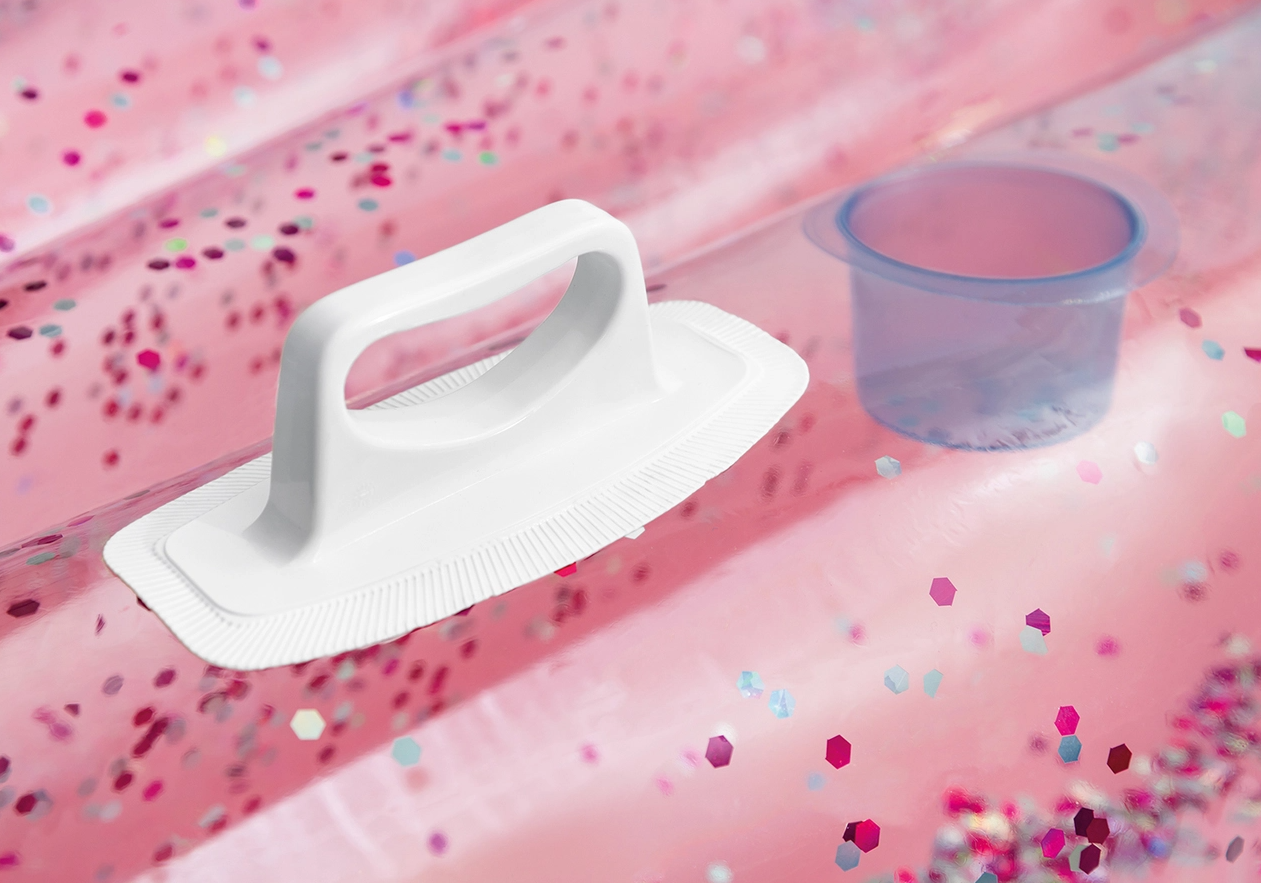 Intex แพหอยเชลล์ สีชมพูกากเพชรสะท้อนแสง Intex Pink Giltter Seashall Pool Float