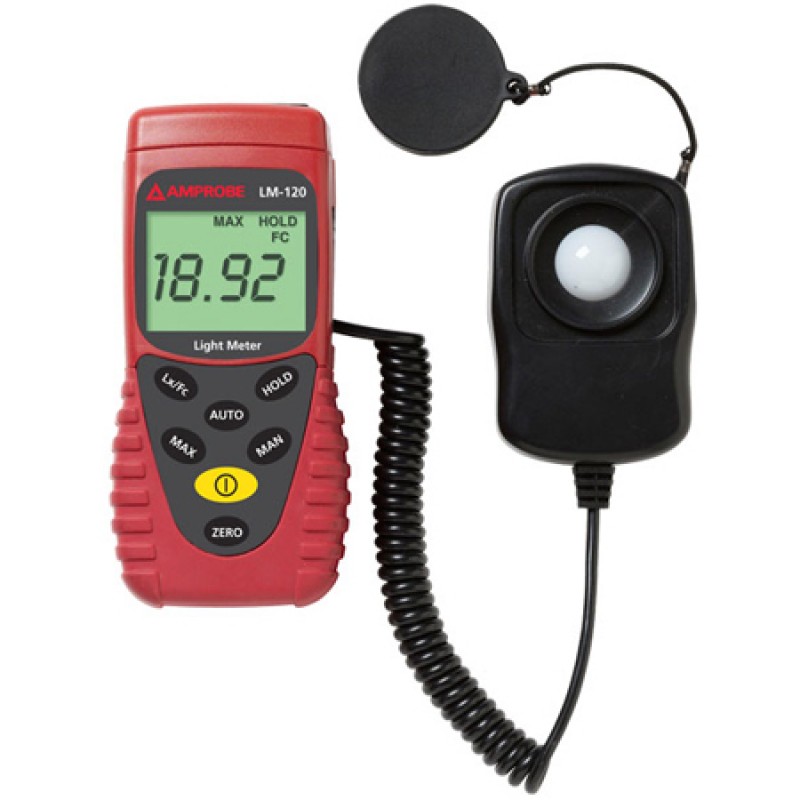 AMPROBE รุ่น LM-120 เครื่องวัดแสงย่าน (Lux meter range 200,000 lux)