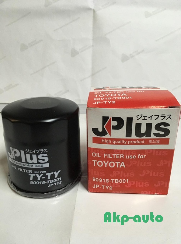 กรองน้ำมันเครื่อง Toyota Vigo Revo 1JZ ยี่ห้อ J plus #90915-TB001