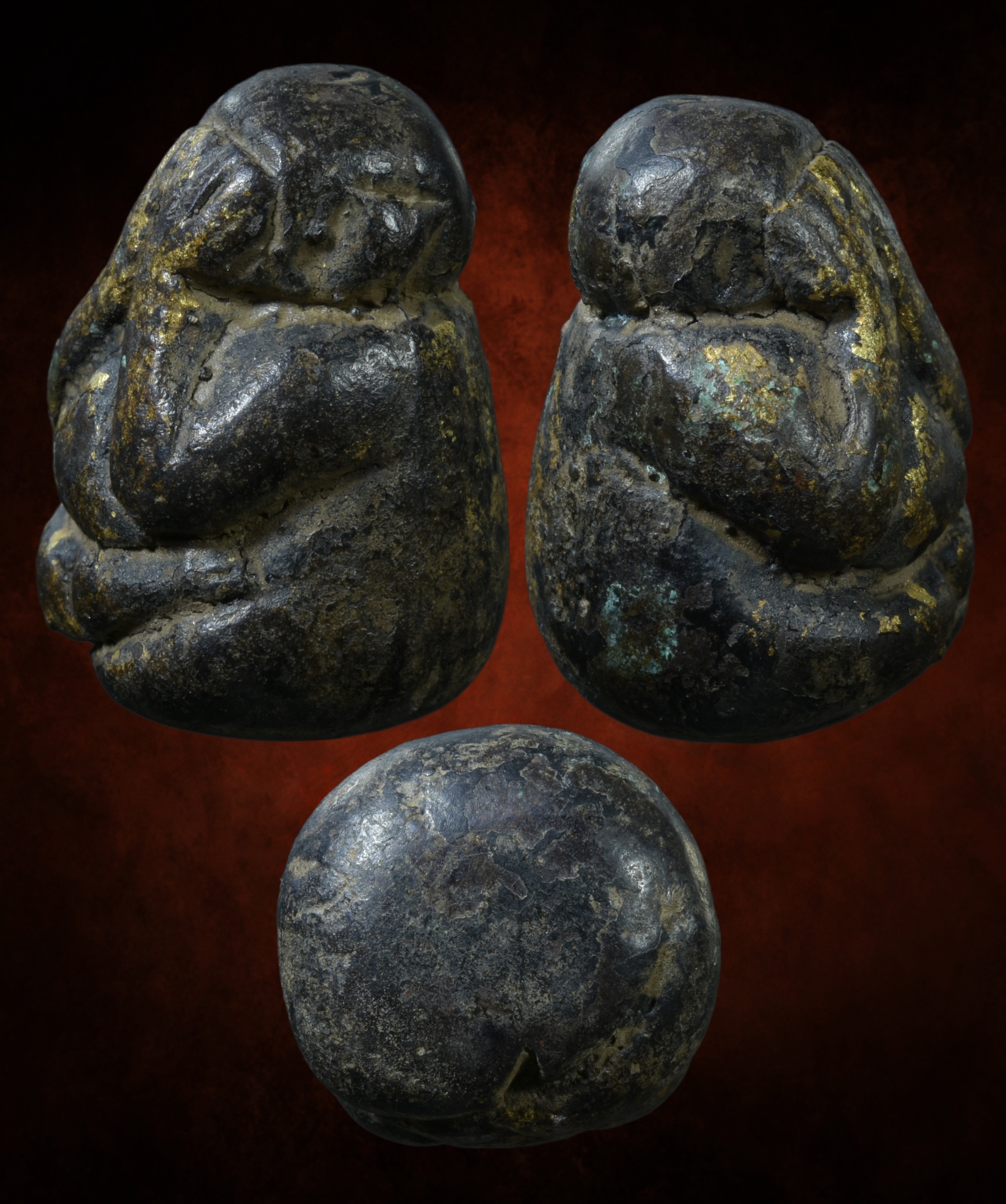 รูปหล่อพระปิดตา เนื้อสำริด