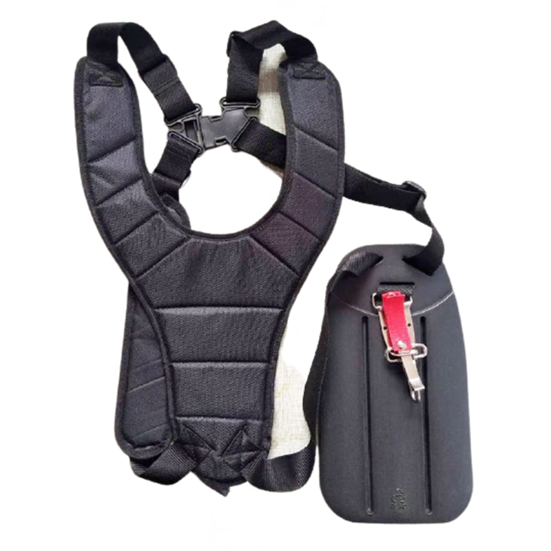 สายสะพายเครื่องตัดหญ้า แบบบ่าคู่ รุ่นเสื้อกั๊ก + ที่รองแบบพลาสติก