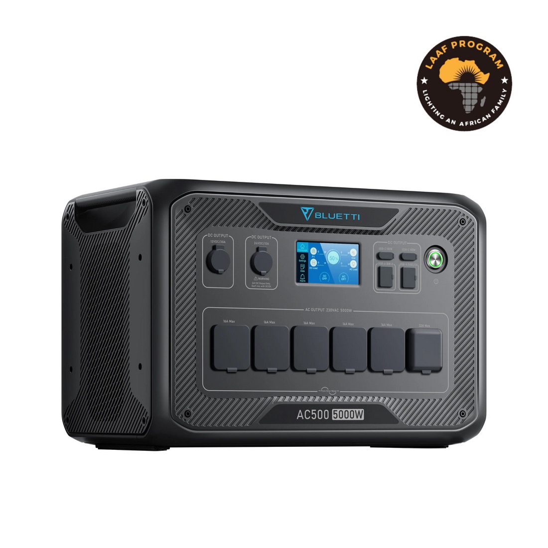 BLUETTI AC500 + B300S Home Battery Backup | 5,000W / 3,072Wh~18,432Wh แบตเตอรี่สำรองอเนกประสงค์