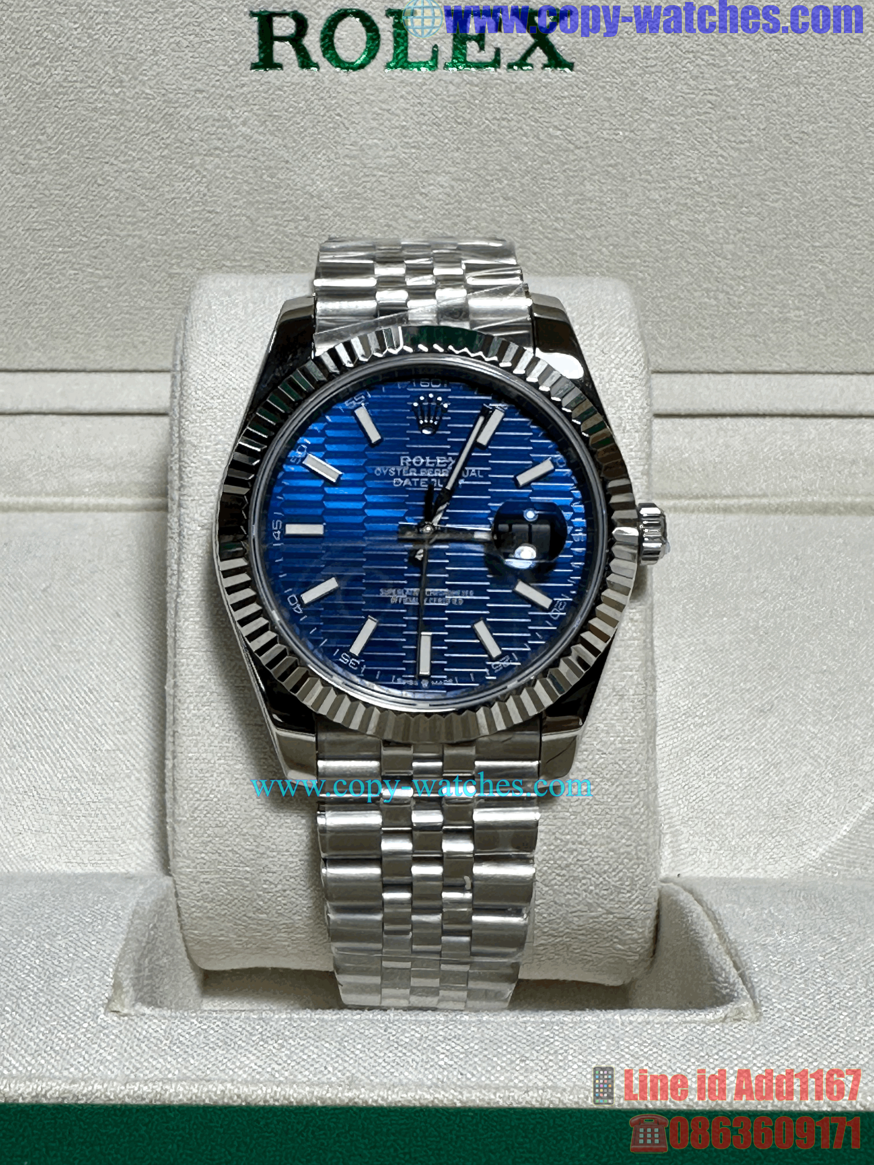 Rolex Datejust 41mm Blue Dial Ref#126334 (Swiss EW)