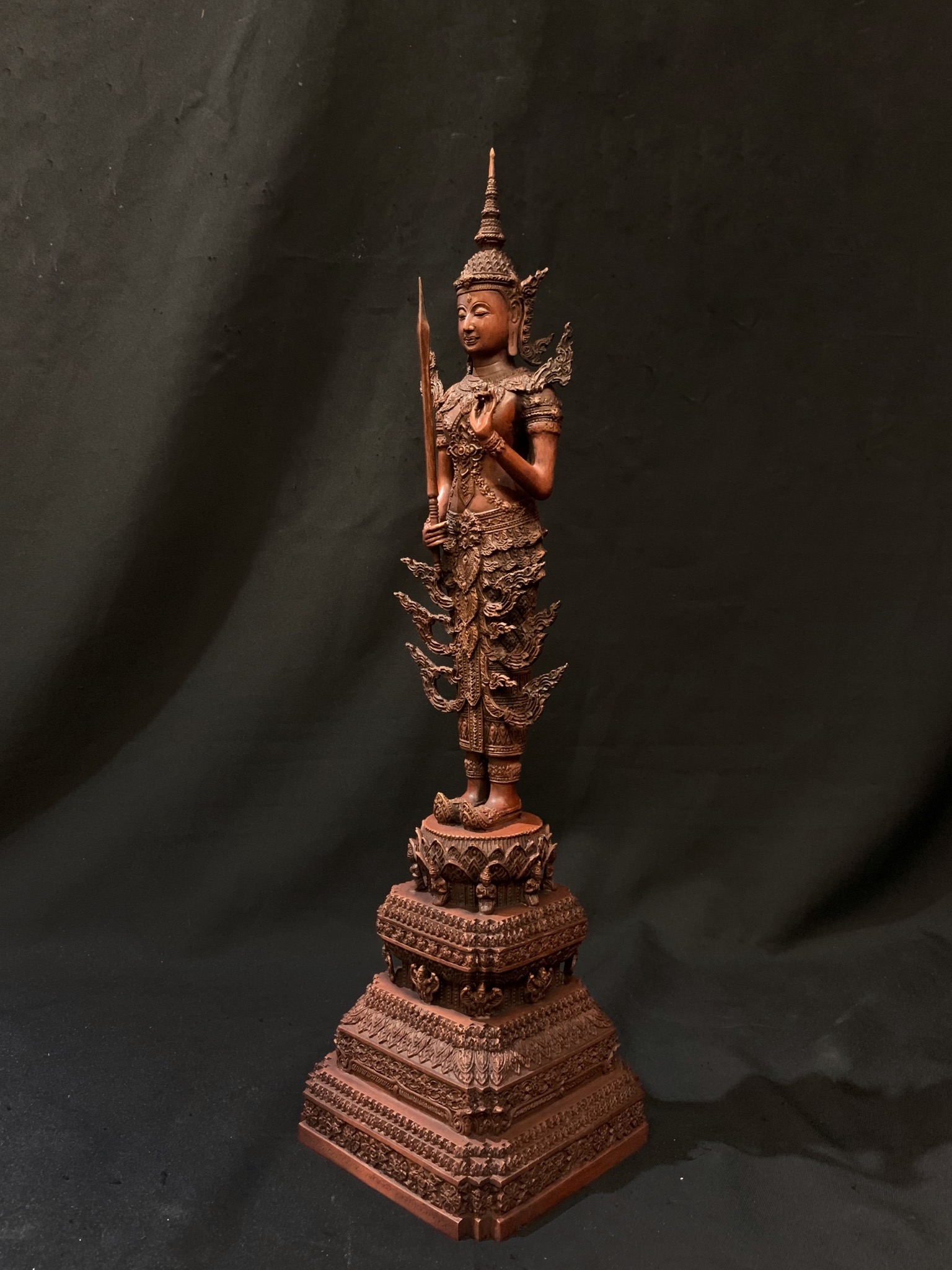 พระสยามเทวาธิราช พระคลังมหาสมบัติ ทรงเครื่องจักพรรดิ์ หน้าตัก 5 นิ้ว