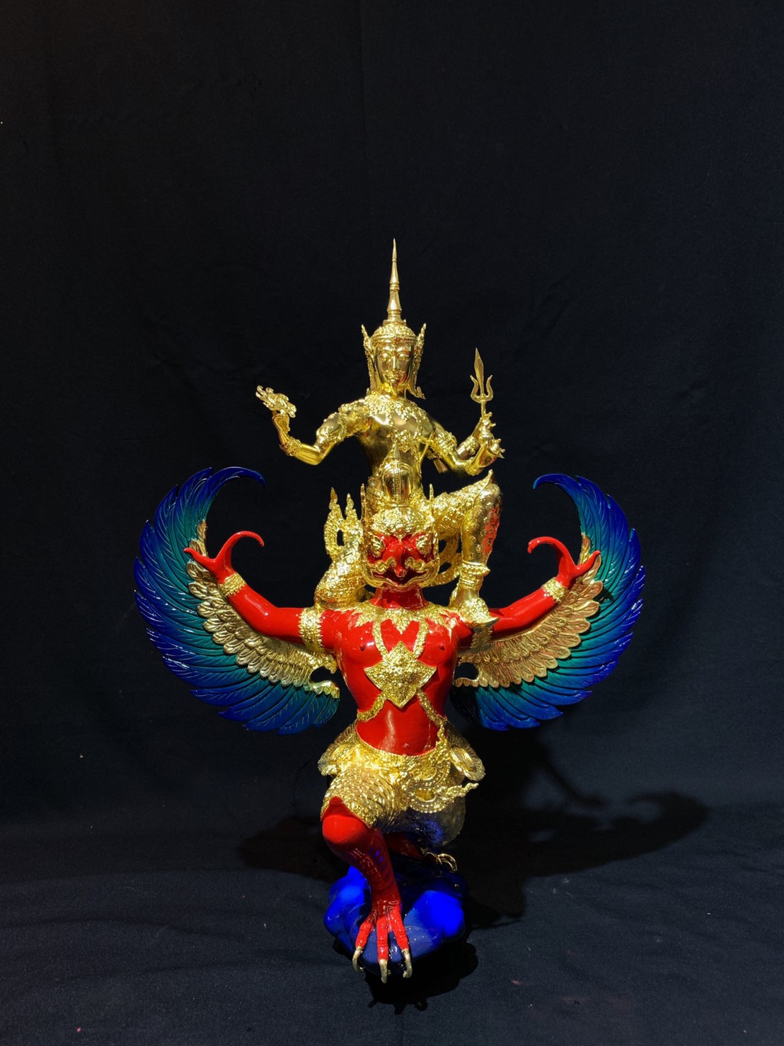 พระนารายณ์ทรงครุฑ หน้าตัก 9 นิ้ว