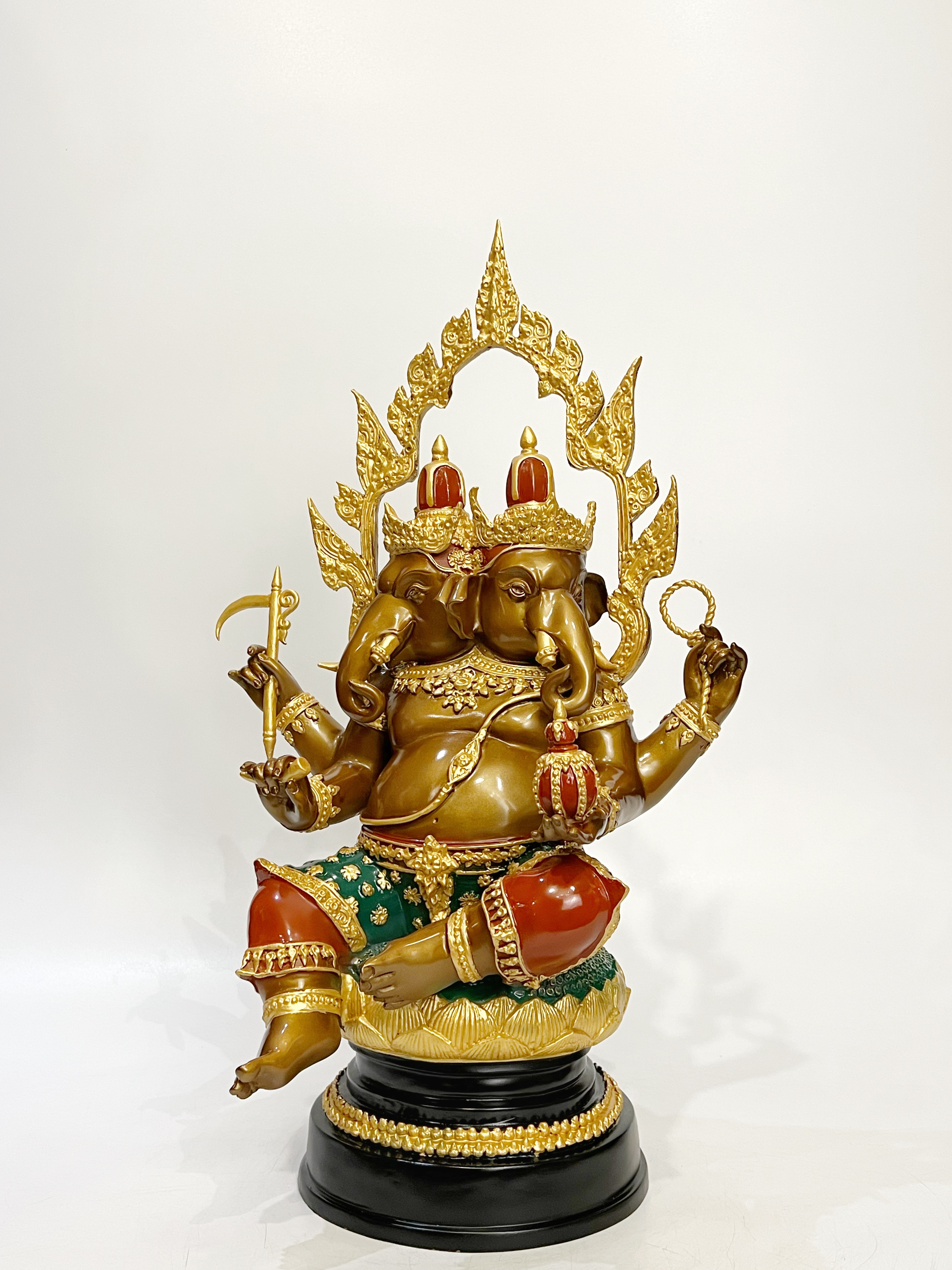 พระพิฆเนศ ปางทวิมุข หน้าตัก 9 นิ้ว