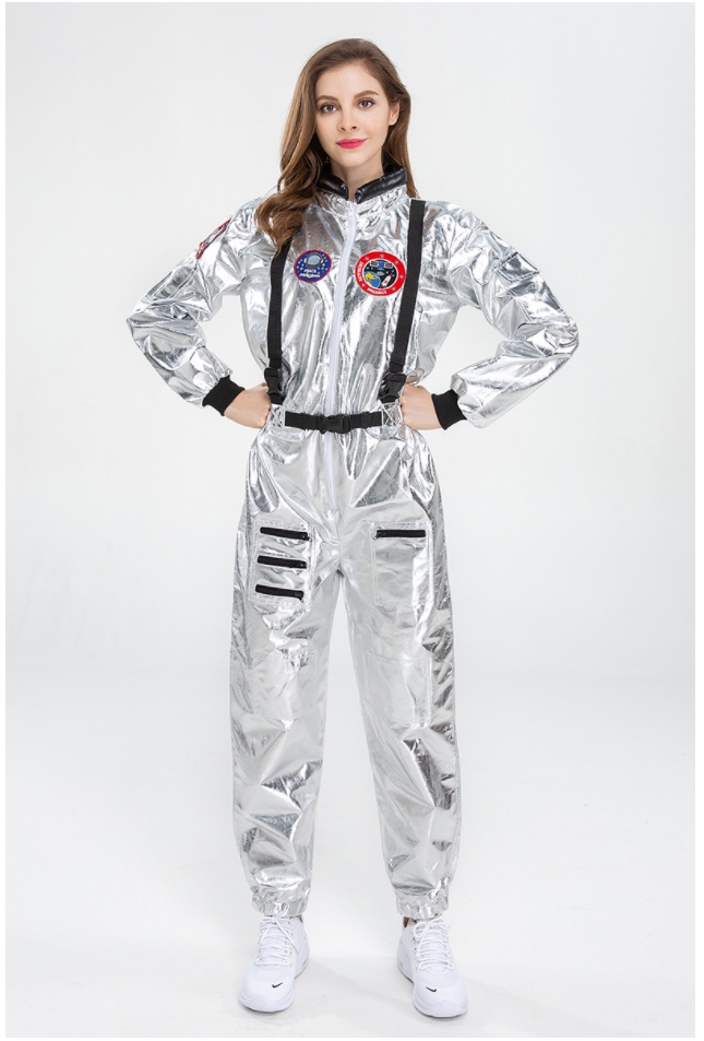 ชุดอวกาศ นาซ่า มิลเลเนียม Millennium ชุดหมี ยูนิฟอร์ม อวกาศสีเงิน