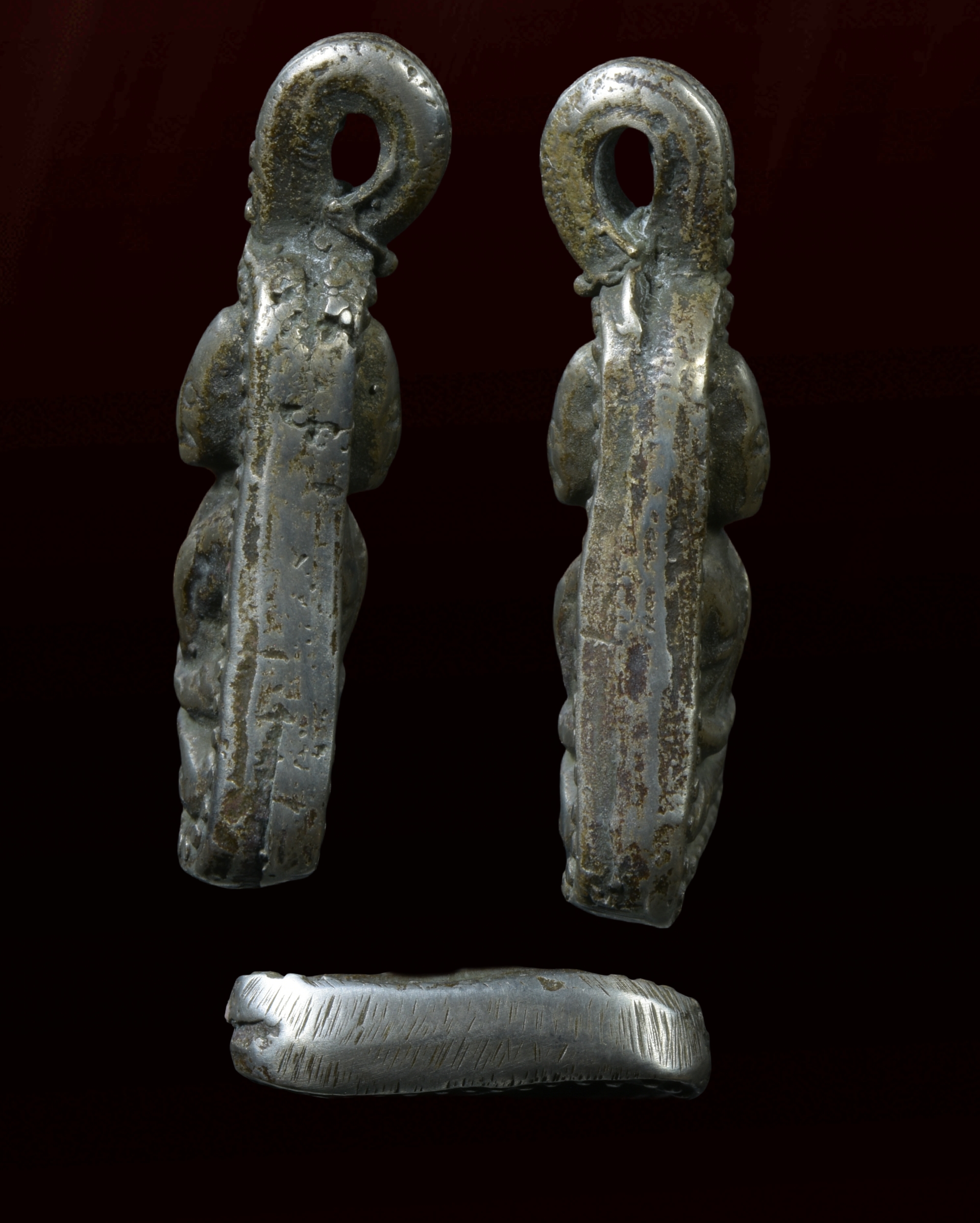 จอบหลวงพ่อเงิน จอบใหญ่ (สองหน้า) เนื้อแก่เงิน