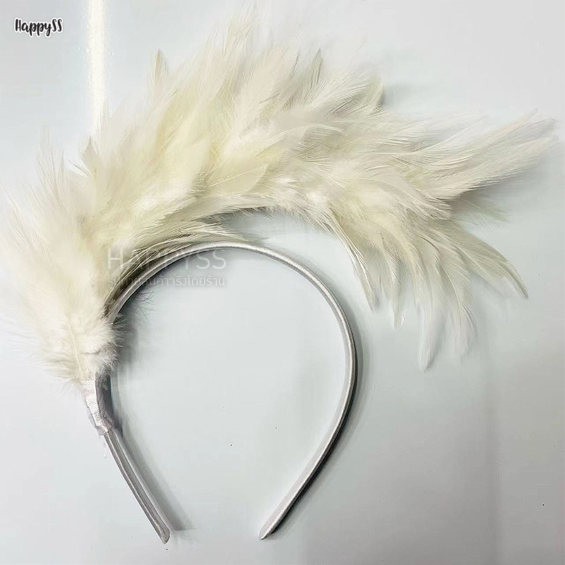 ที่คาดผม ขนนก ที่คาดผมสีรุ้ง หลากสี🏍️💨ส่งไวจาก กทม.