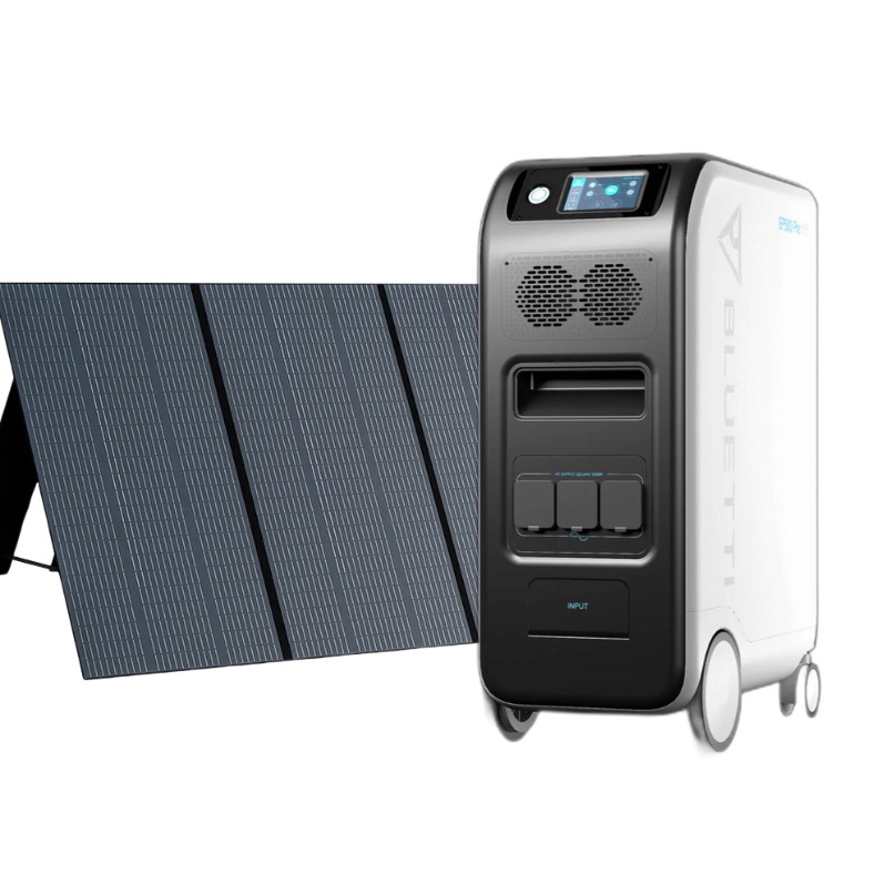 BLUETTI EP500Pro Portable Power Station + PV350 Solar Cell เซทแบตเตอรี่สำรองพกพา พร้อมโซลาร์เซลล์