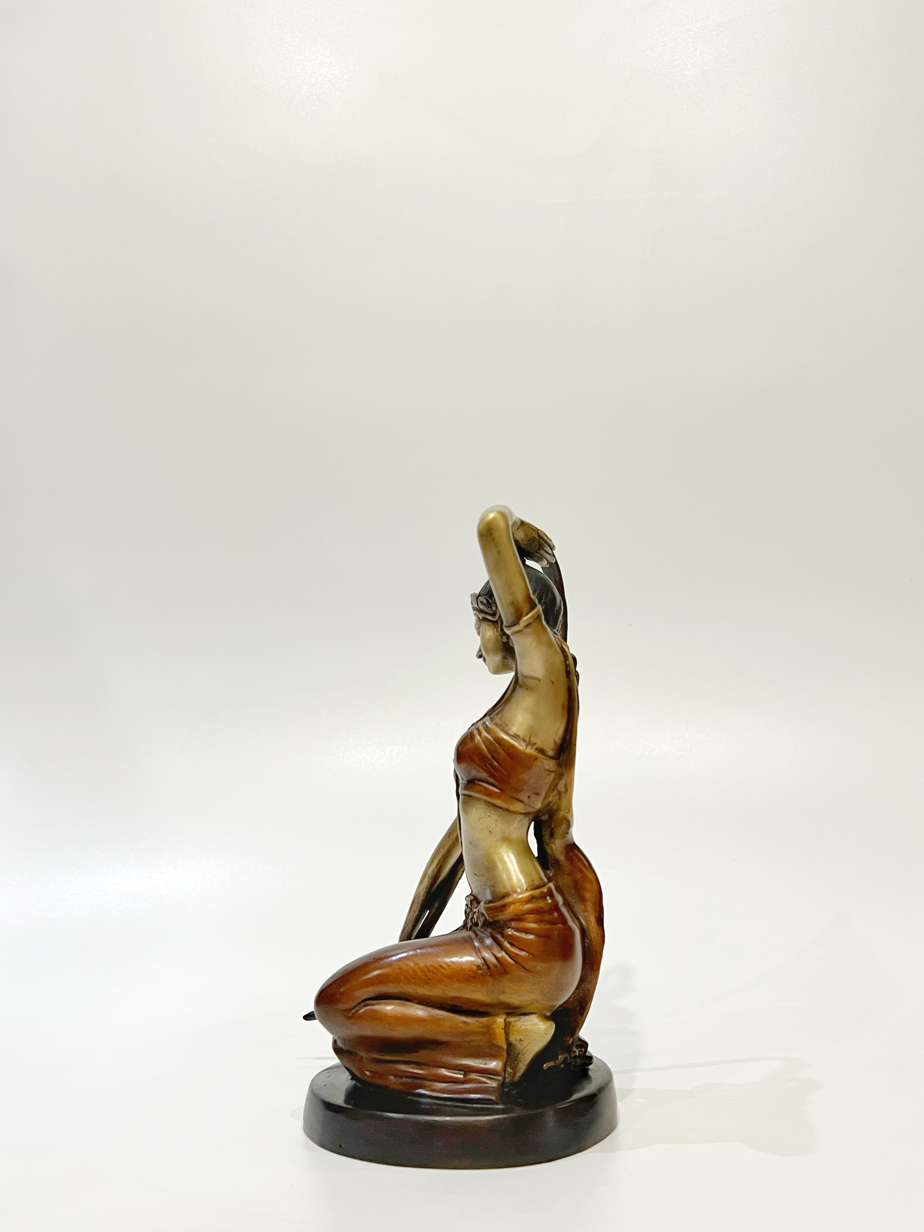 พระแม่ธรณีบีบมวยผม หน้าตัก 3 นิ้ว