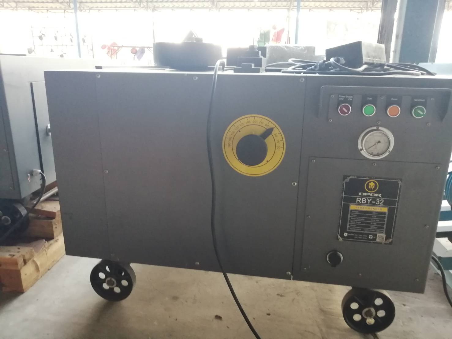 OPOR เครื่องดัดเหล็ก 32มิล ระบบไฮดรอลิก รุ่น RBY-32