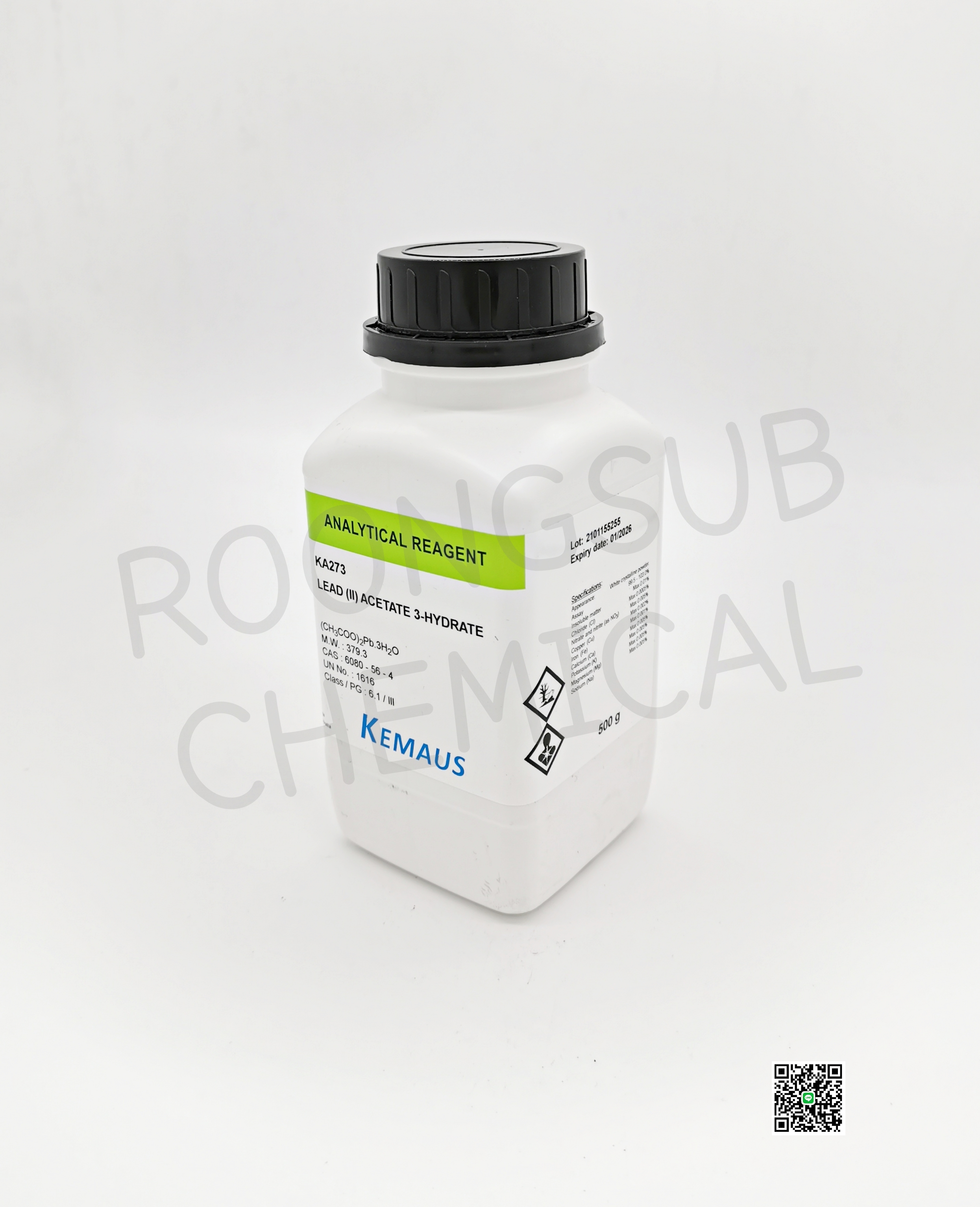 LEAD ACETATE 3 น้ำ AR