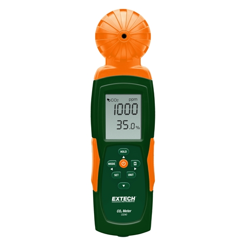 EXTECH รุ่น CO240 เครื่องวัดปริมาณก๊าซคาร์บอนไดออกไซด์ Indoor Air Quality, Carbon Dioxide (CO2) Measures Carbon Dioxide (CO2)