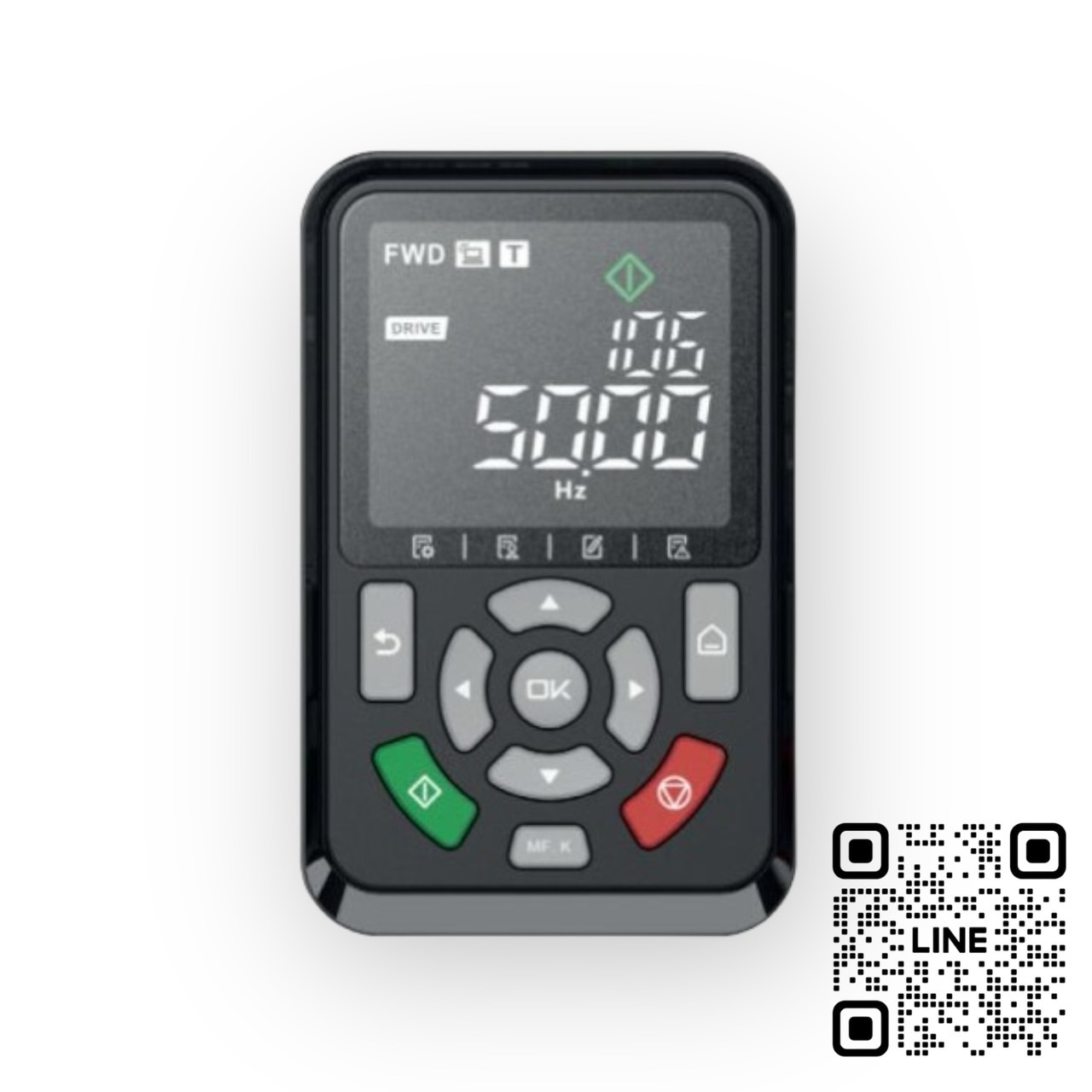 Inovance Inverter Model: MD520-2S2.2B(S)-INT (3HP 2.2kW) Input 1-Phase ...