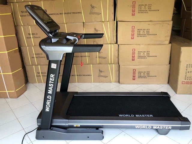 ลู่วิ่งไฟฟ้า WORLD MASTER รุ่น YK-ET1801C เล่นเกมส์APP ZWIFTได้