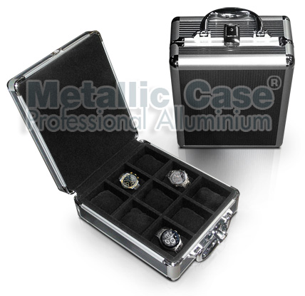 metalliccase 5473-16-5702 / กระเป๋า นาฬิกา 9 เรือน v.2 (23.5x28x10 T1C26H7K6P1)