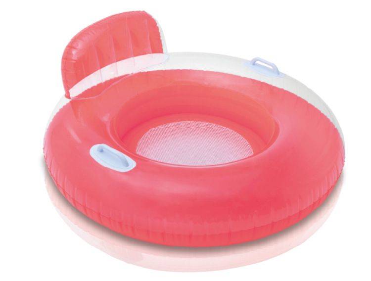 แพยางโซฟากลม ที่นั่งตาข่าย สีสันสดใส Inflatable Sofa Pool Float (Net Seat)
