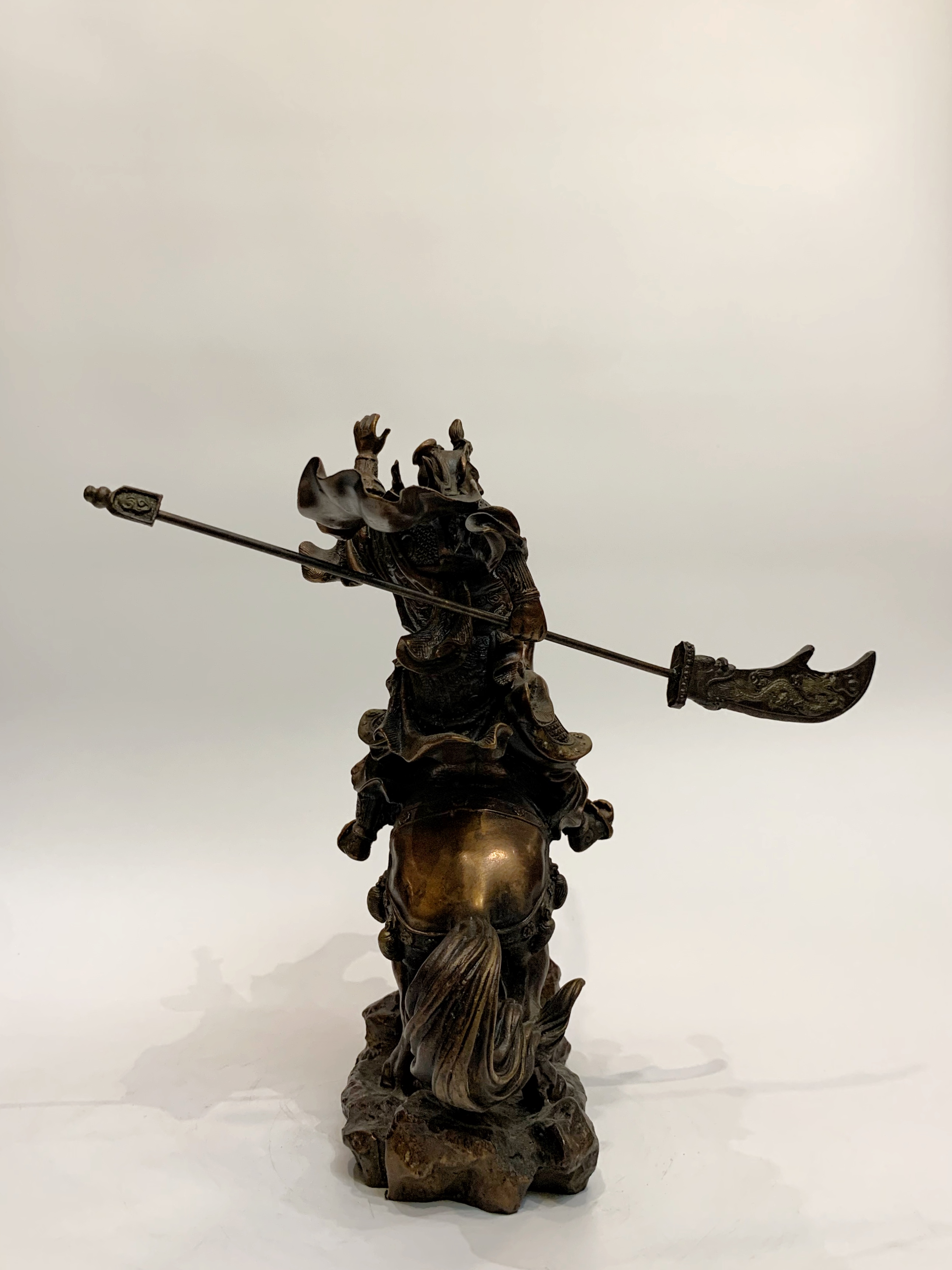 เทพเจ้ากวนอู ทรงม้า หน้าตัก 7 นิ้ว