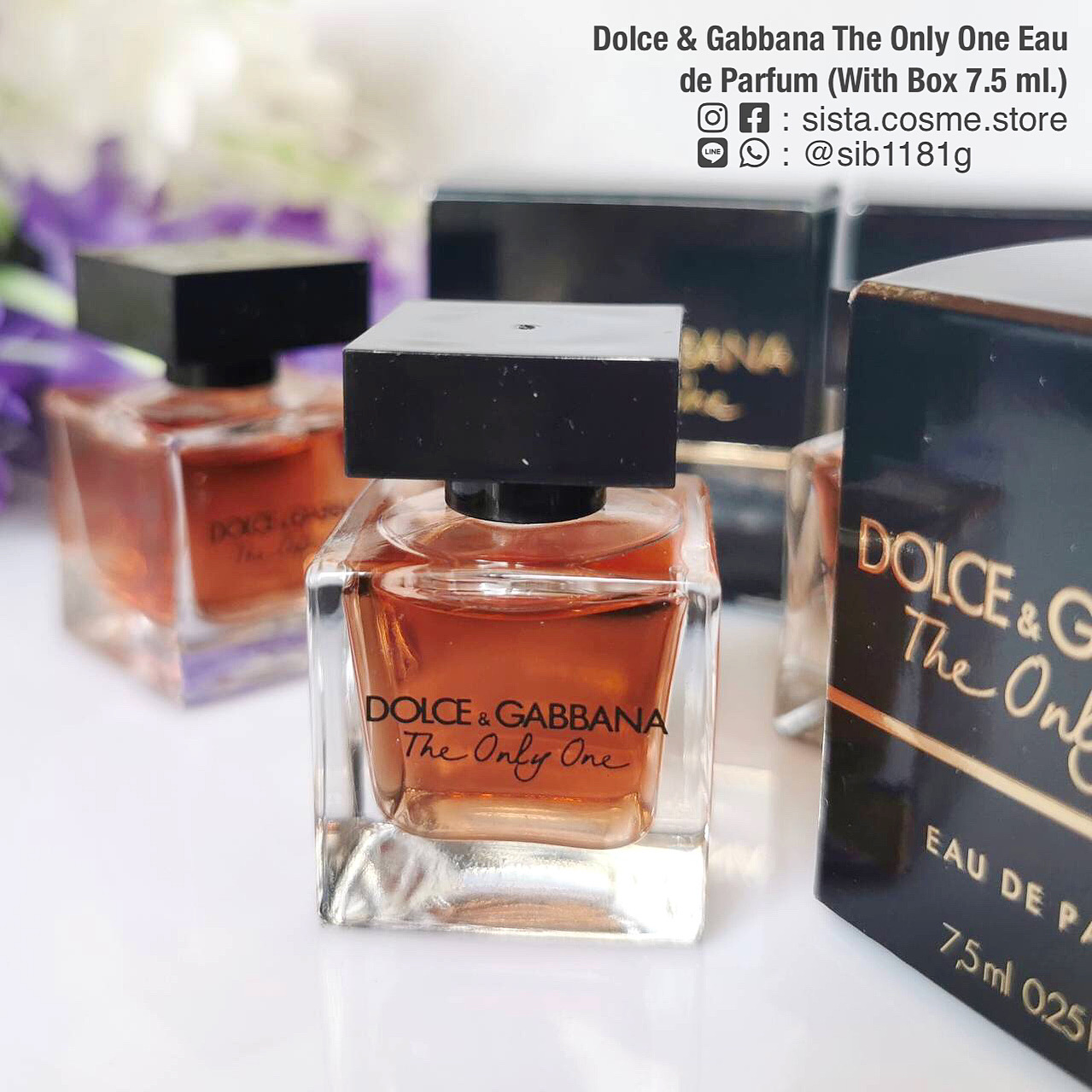 Dolce & Gabbana The Only One Eau de Parfum (With Box 7.5 ml.)