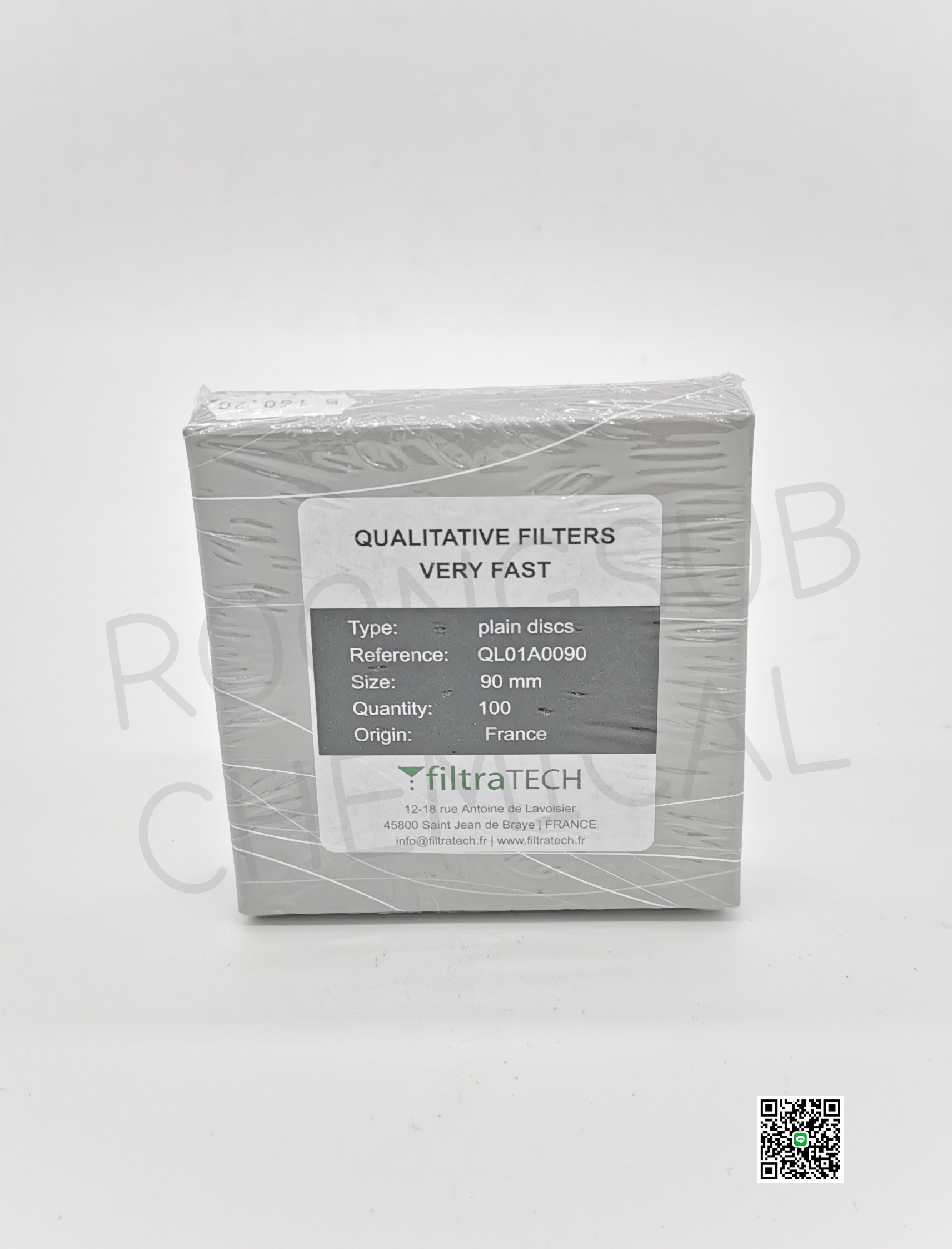FILTER PAPER QL.01 (NO.1) DIA 9CM. FILTRATECH