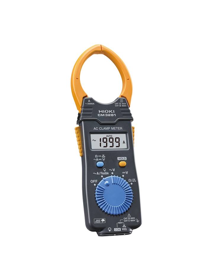 HIOKI CM3281 ดิจิตอลแคลมป์มิเตอร์ขนาด 2000A@ปากแคลมป์ 46 มิลลิเมตร