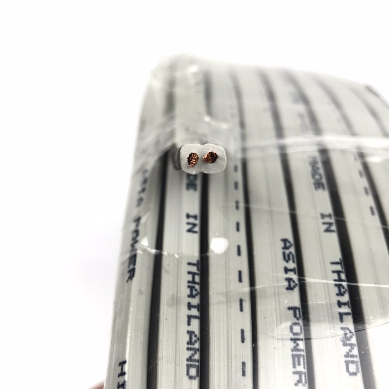 สายลำโพงอ่อนสีเทาขนาด 2x1.5mm SPEAKER WIRE A-215 ** จำหน่ายเป็นเมตร **
