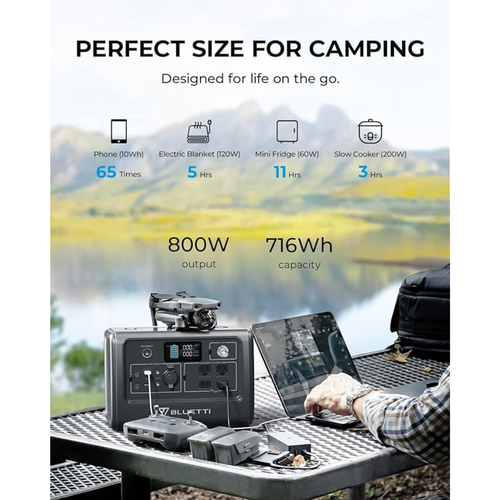 BLUETTI EB70 Portable Power Station | 1000W 716Wh