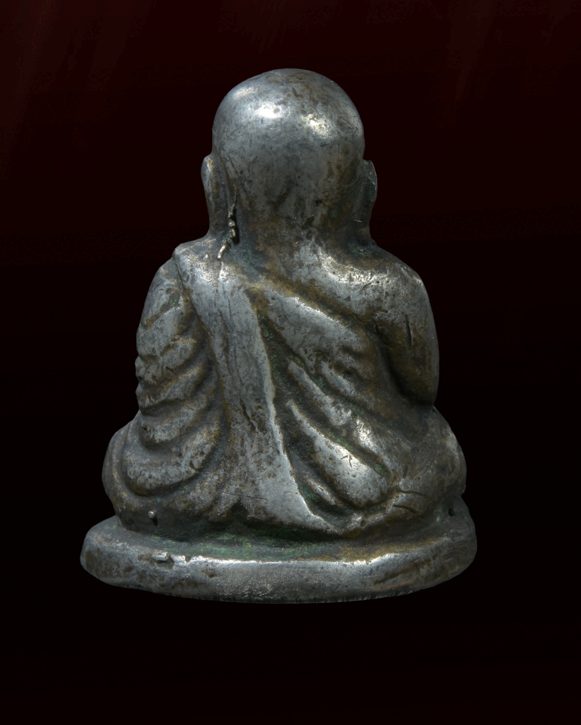 หลวงพ่อเงิน พิมพ์นิยม เนื้อแก่เงิน