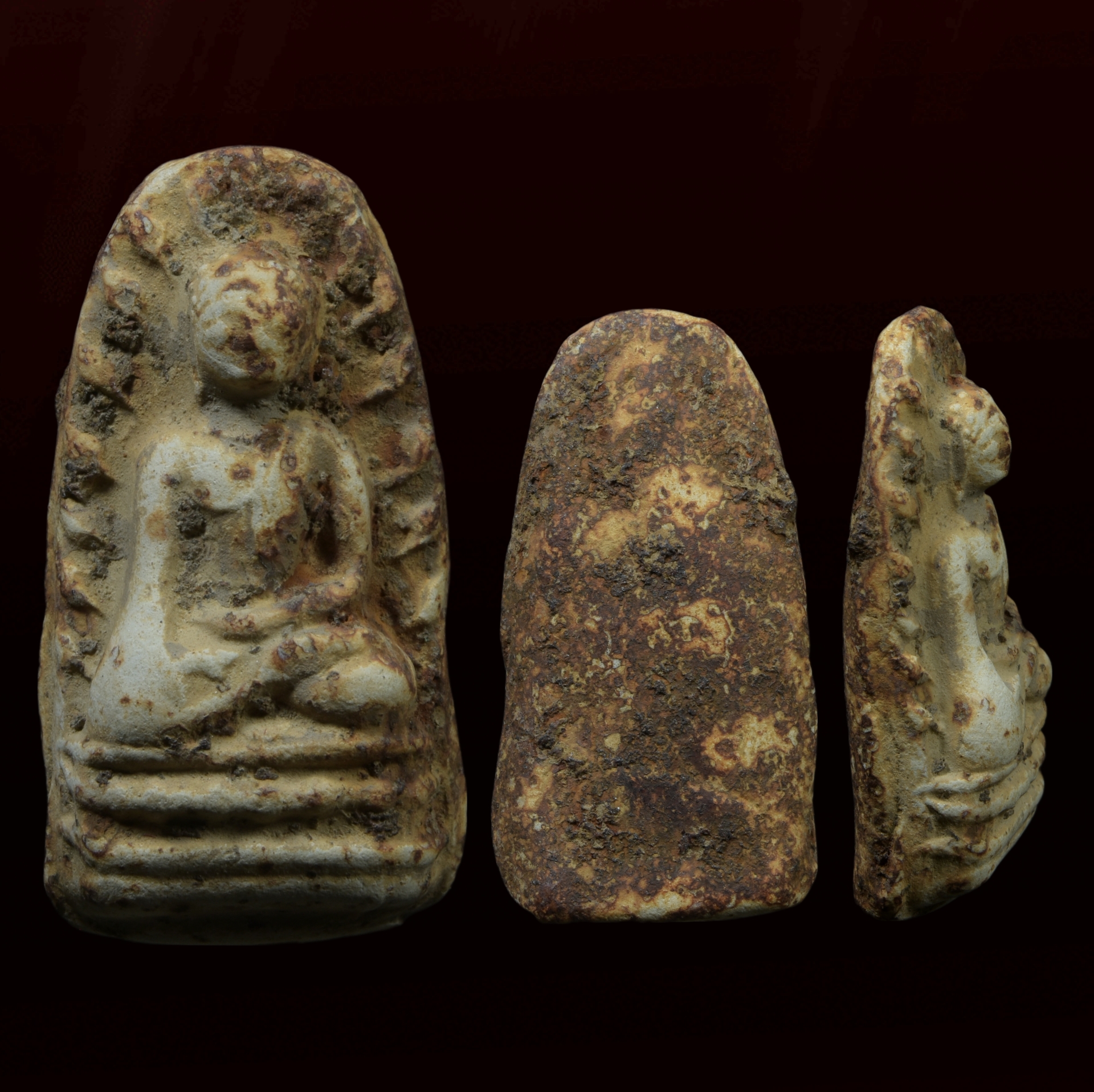 พระกรุ เนื้อขาว พระสายเหนือ