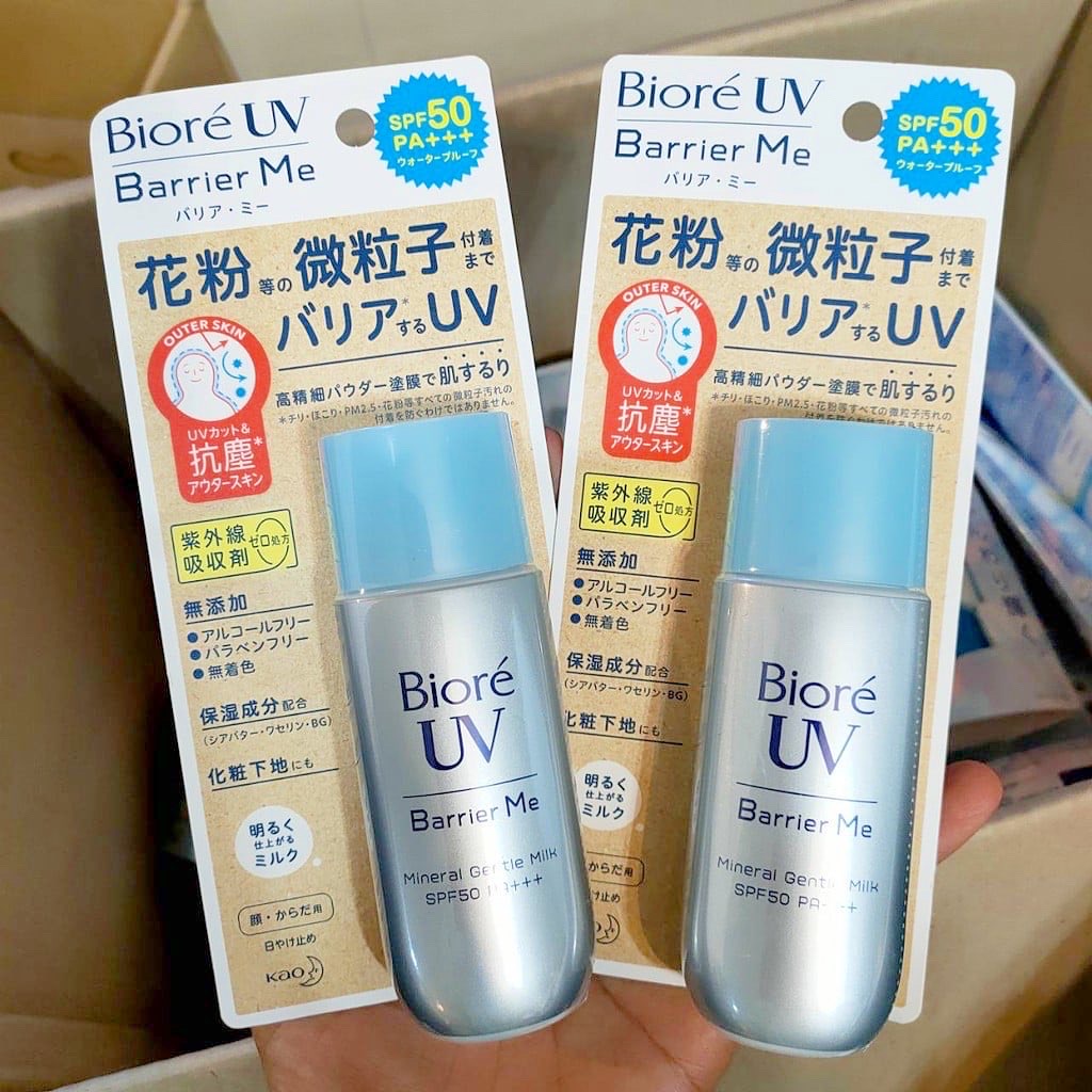 Biore UV Barrier Me Mineral Gentle Milk SPF50/PA+++ (50 ml.)