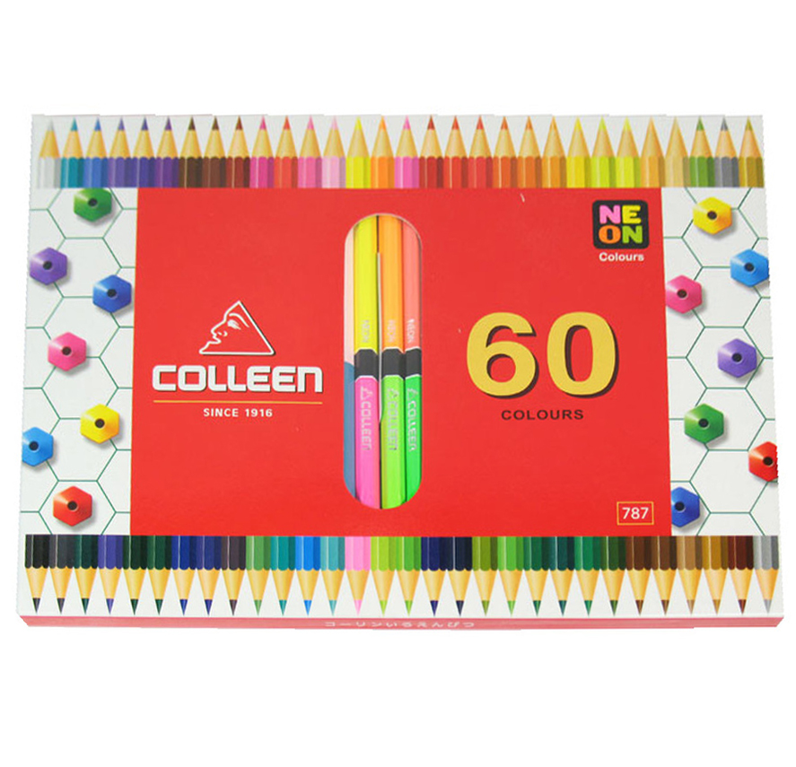 สีไม้ Colleen สองหัว 30แท่ง60สี (ขายยกโหล12กล่อง)